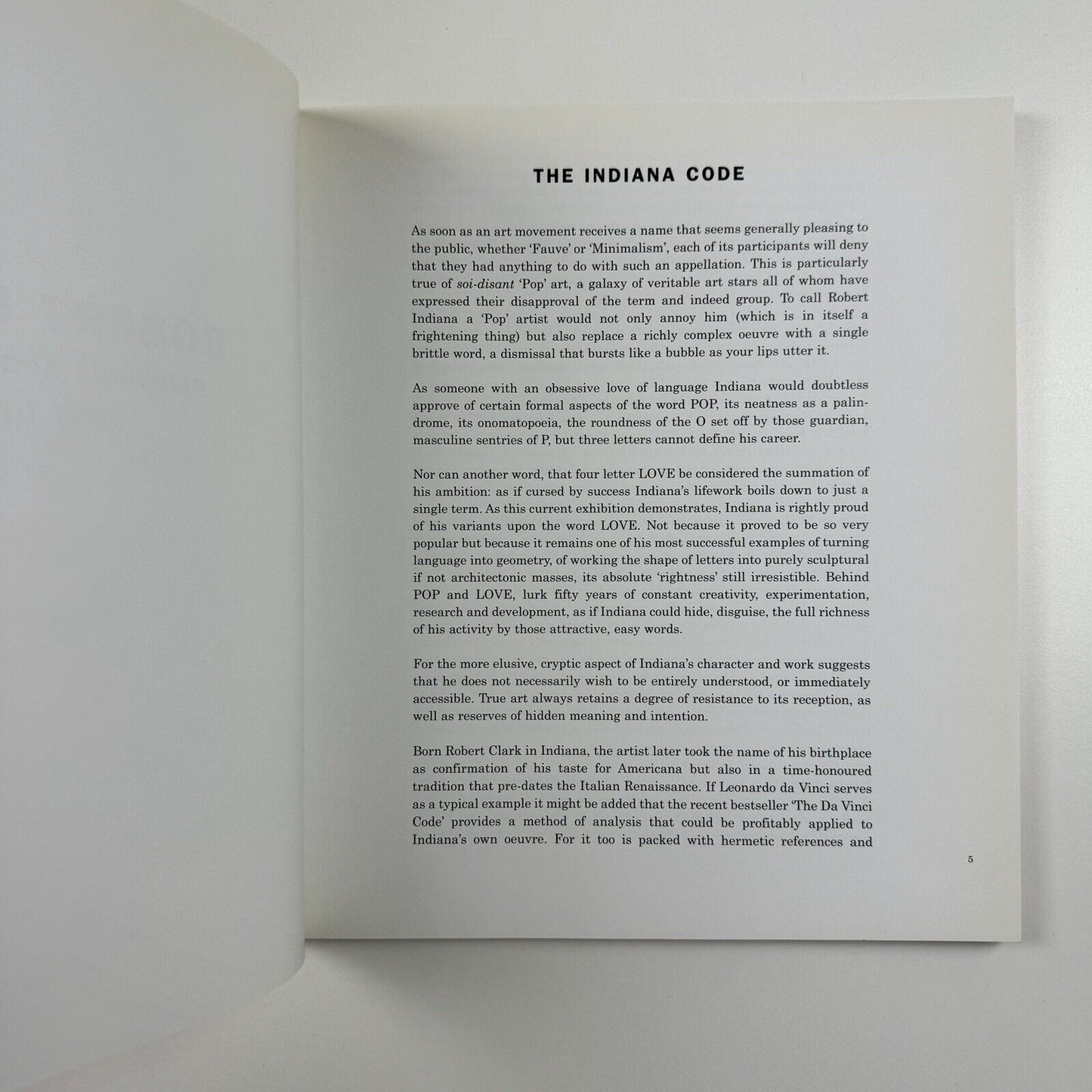 Robert Indiana. Paintings and Sculpture 1961 to 2003 | Waddington Galleries catalogue, 2004