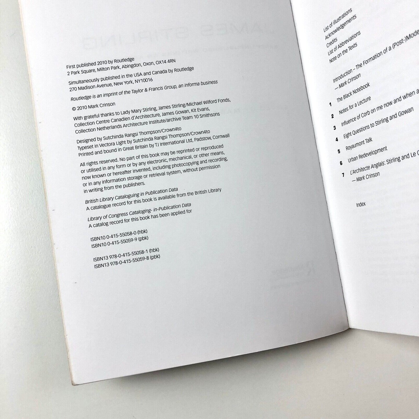 James Stirling: Early Unpublished Writings on Architecture | Mark Crinson, 2010
