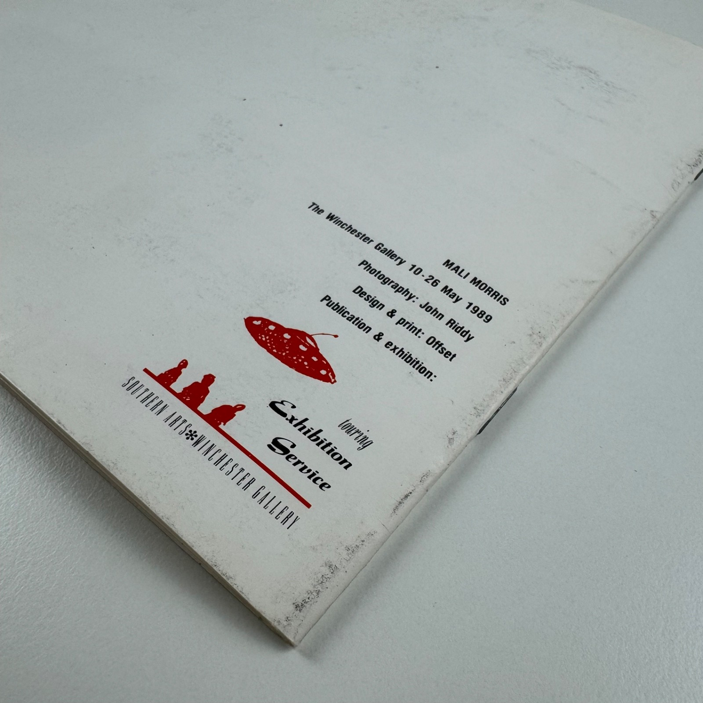 Leaflet Mali Morris. Paintings 1978-1989 The Winchester Gallery 1989