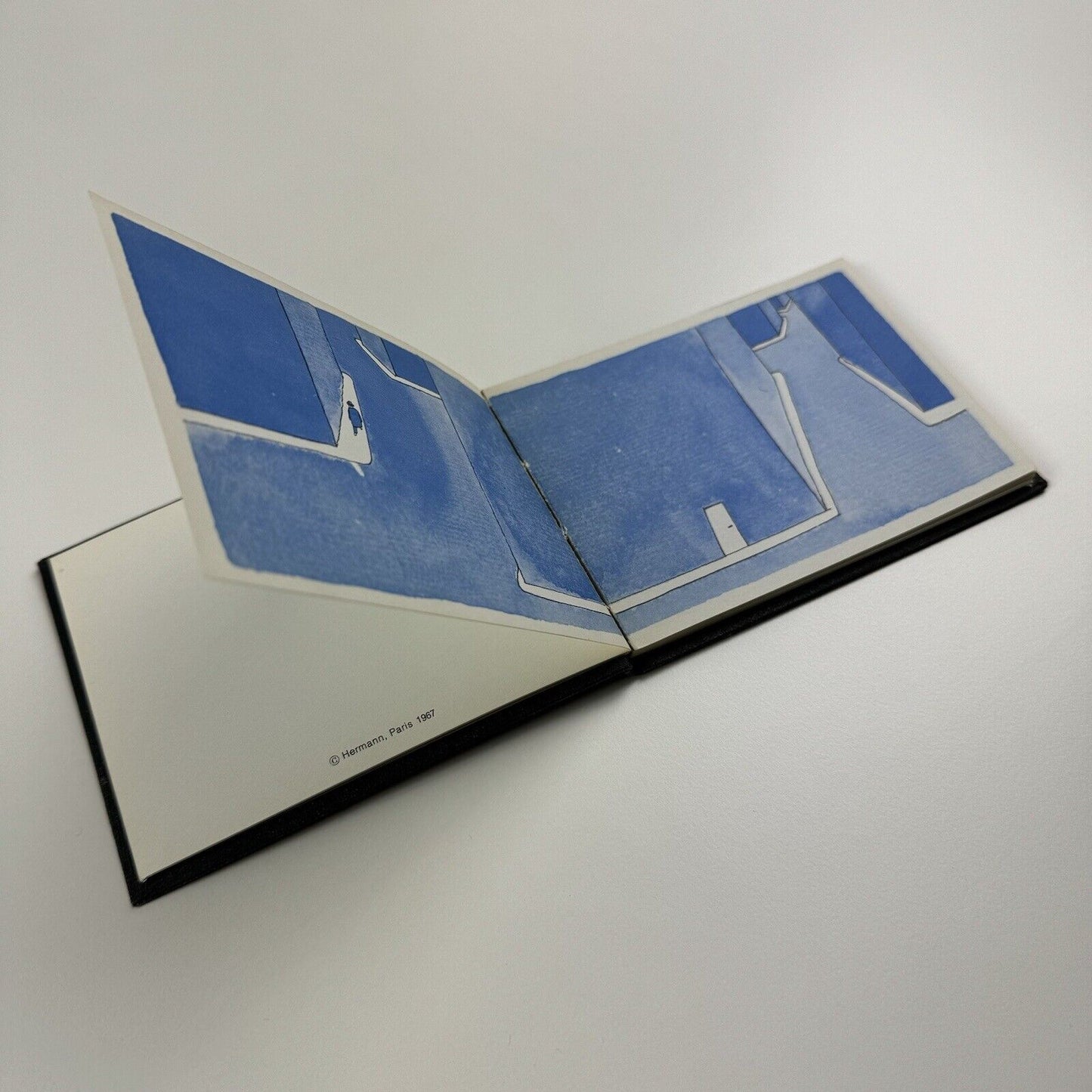 Le Message. Miniature book by Jean-Michel Folon with Giorgio Soavi | Olivetti, 1967