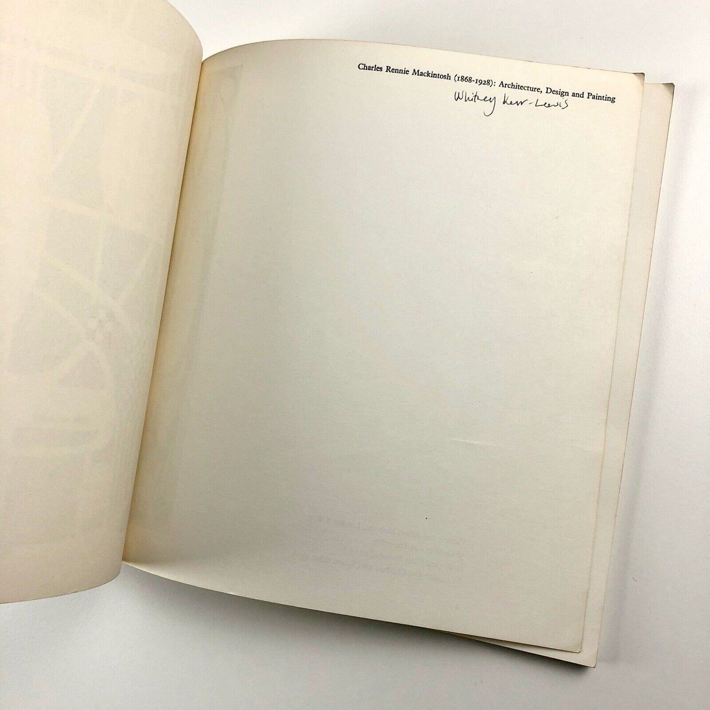 Charles Rennie Mackintosh – A Centenary Exhibition | Scottish Arts Council catalogue, 1968