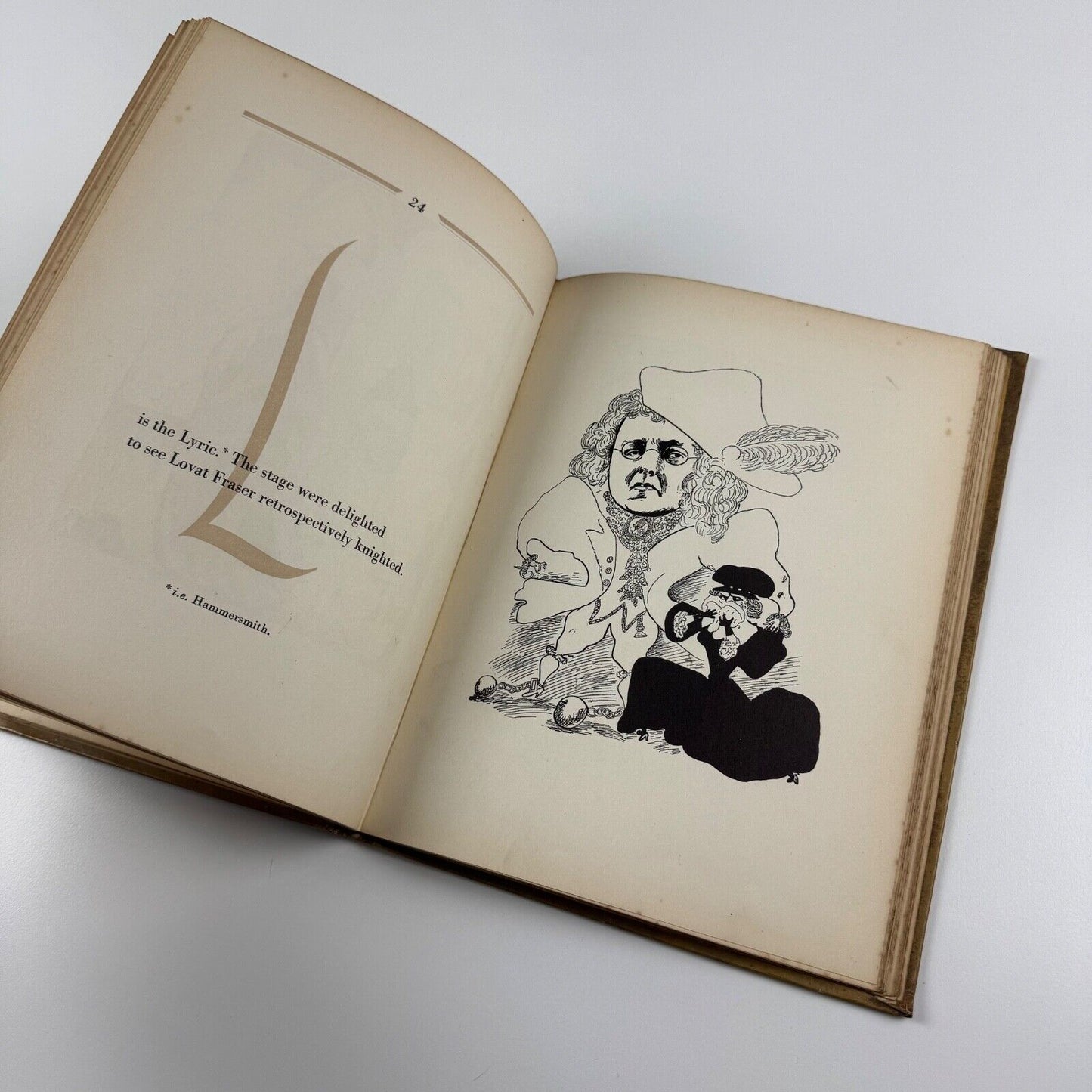 ABC of the Theatre by Humbert Wolfe. Illustrations by Edward Burra | The Cresset Press, 1932