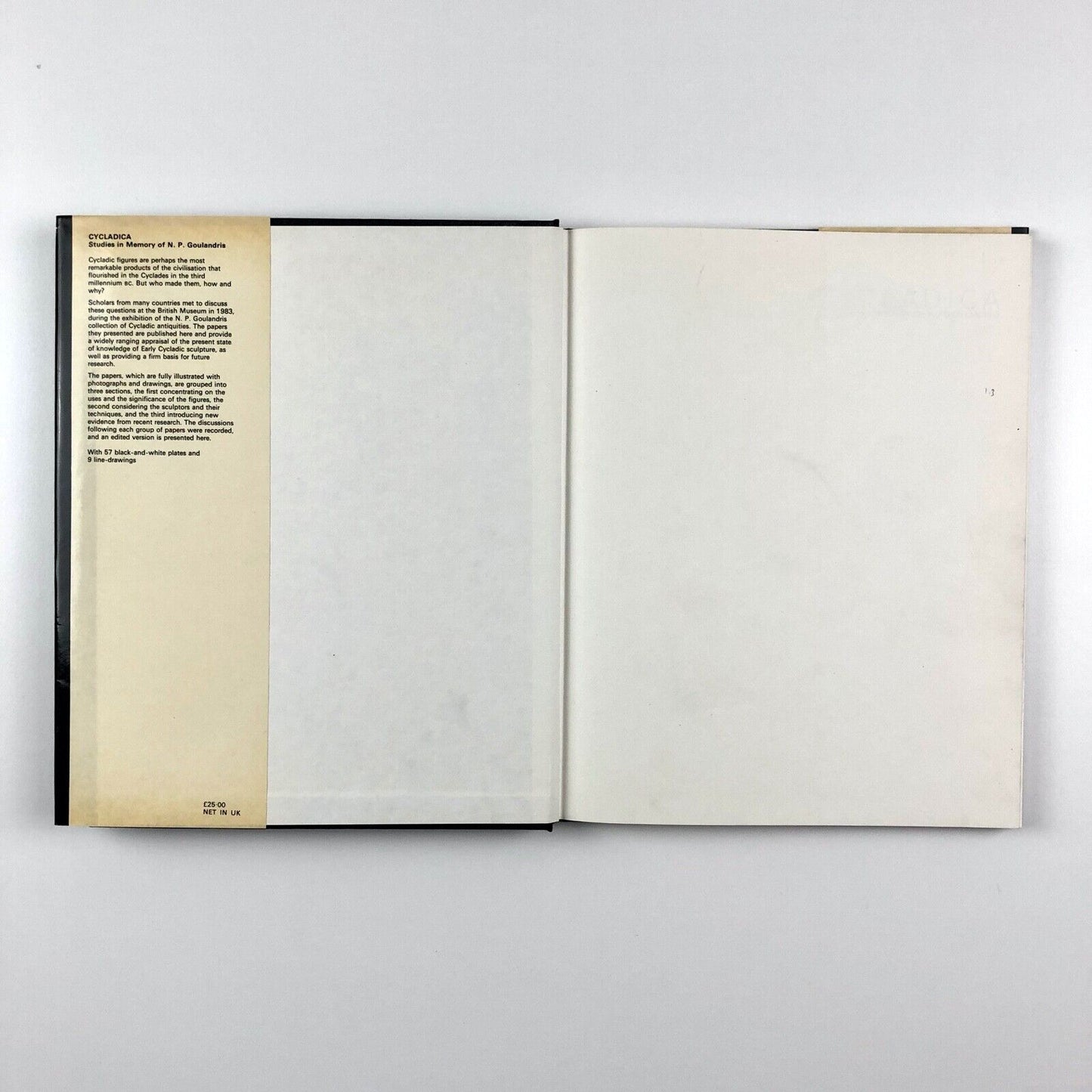 Cycladica: Studies in Memory of N. P. Goulandris | J. Lesley Fitton BM Press 1984