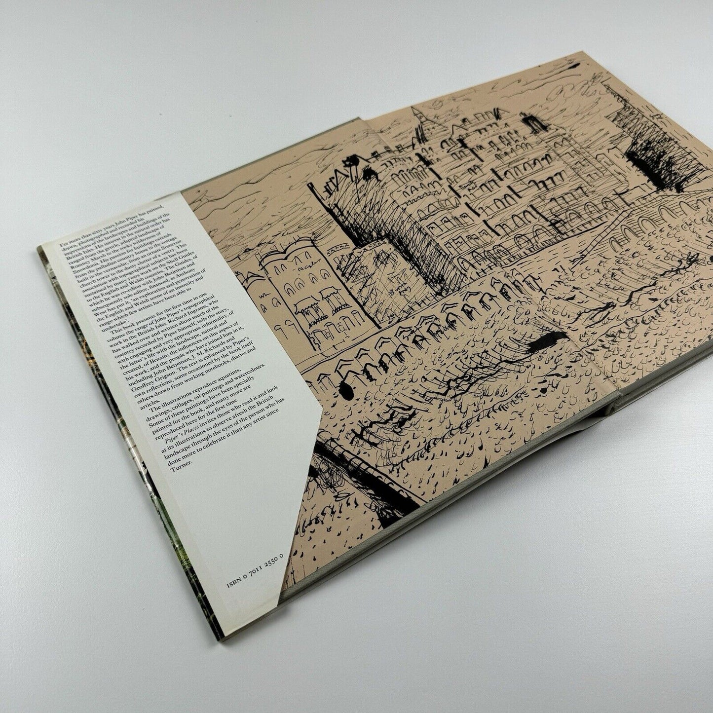 Piper's Places. John Piper in England & Wales by Richard Ingrams 1983 signed John Piper