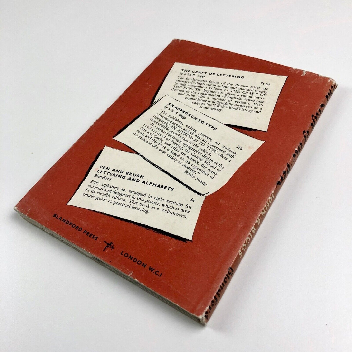 The Craft of the Pen by John R. Biggs | Blandford Press, 1961