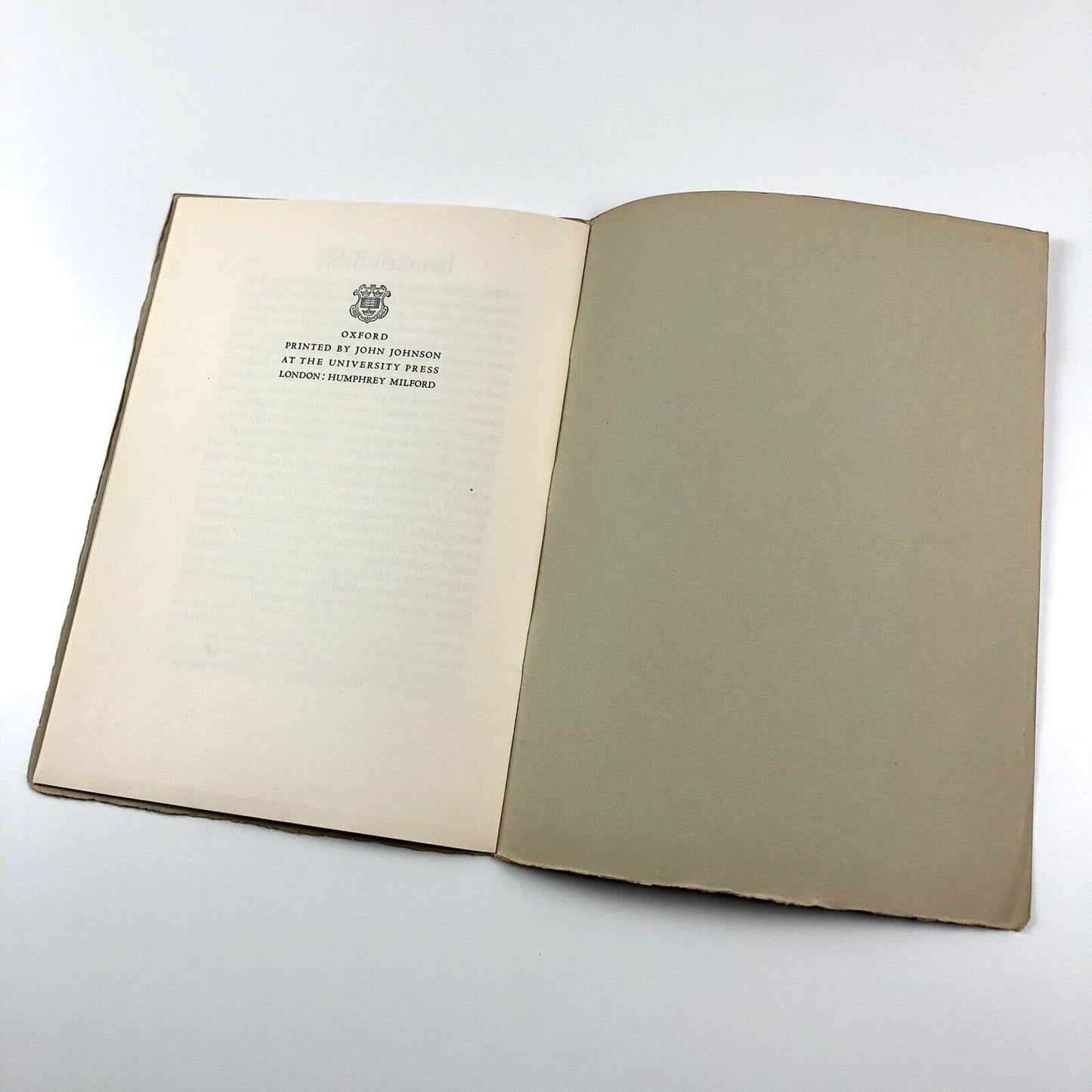 An Account of the Making of the Oxford Lectern Bible | Bruce Rogers, 1936?