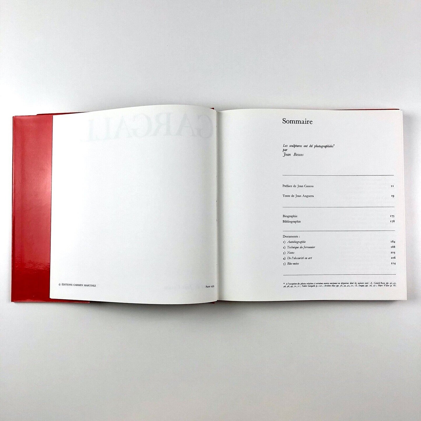 Pablo Gargallo by Jean Anguera | Preface by Jean Cassou | Carmen Martinez, 1979