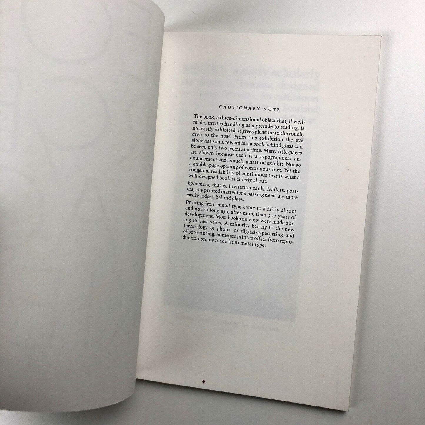 Books, mostly scholarly, and some Ephemera | Designed by George Mackie | NLS 1991