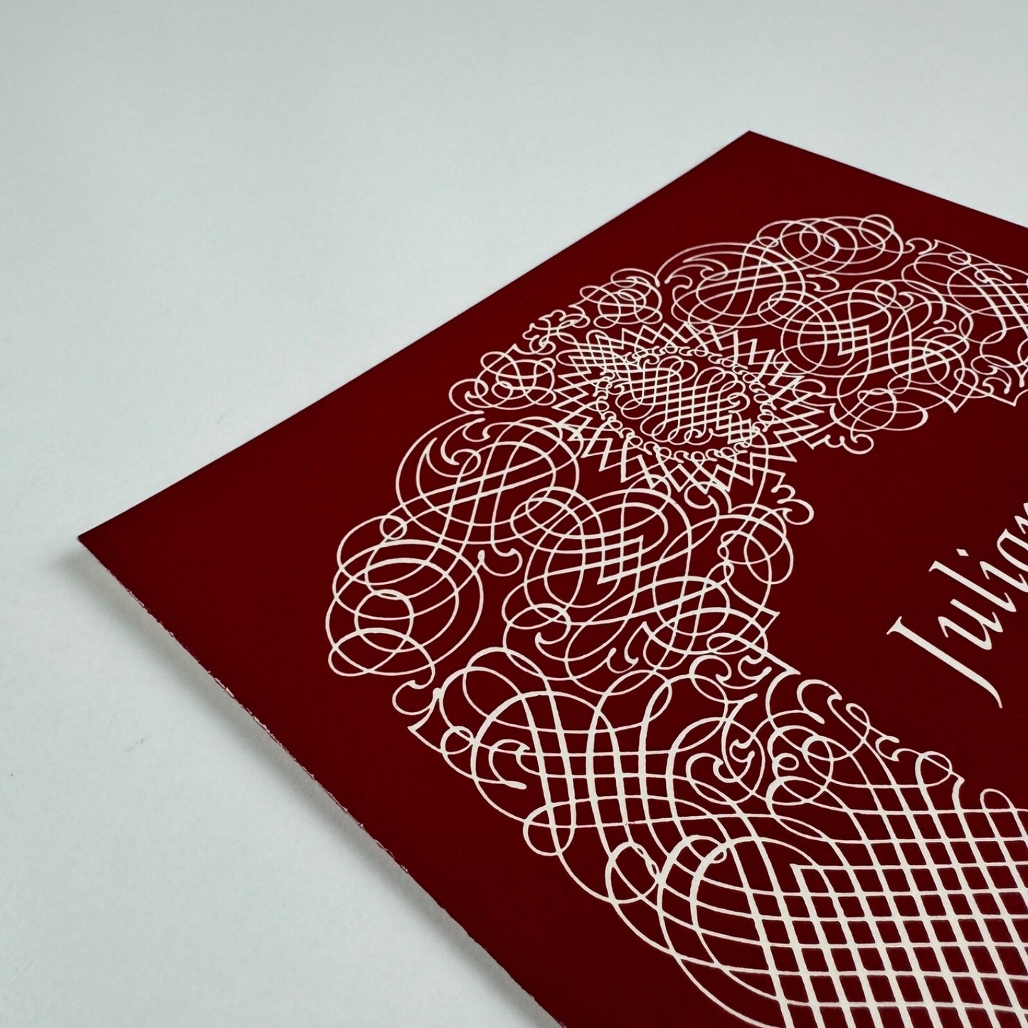 Type specimen sheet for Linotype Juliana A book face designed for Linotype by S.L. Hartz