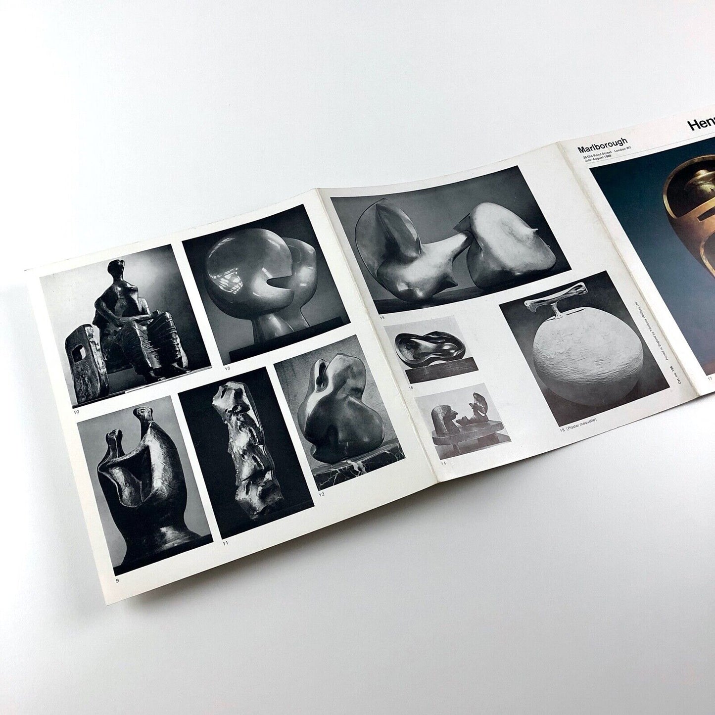Henry Moore exhibition leaflet | Marlborough Fine Art, July – August 1966