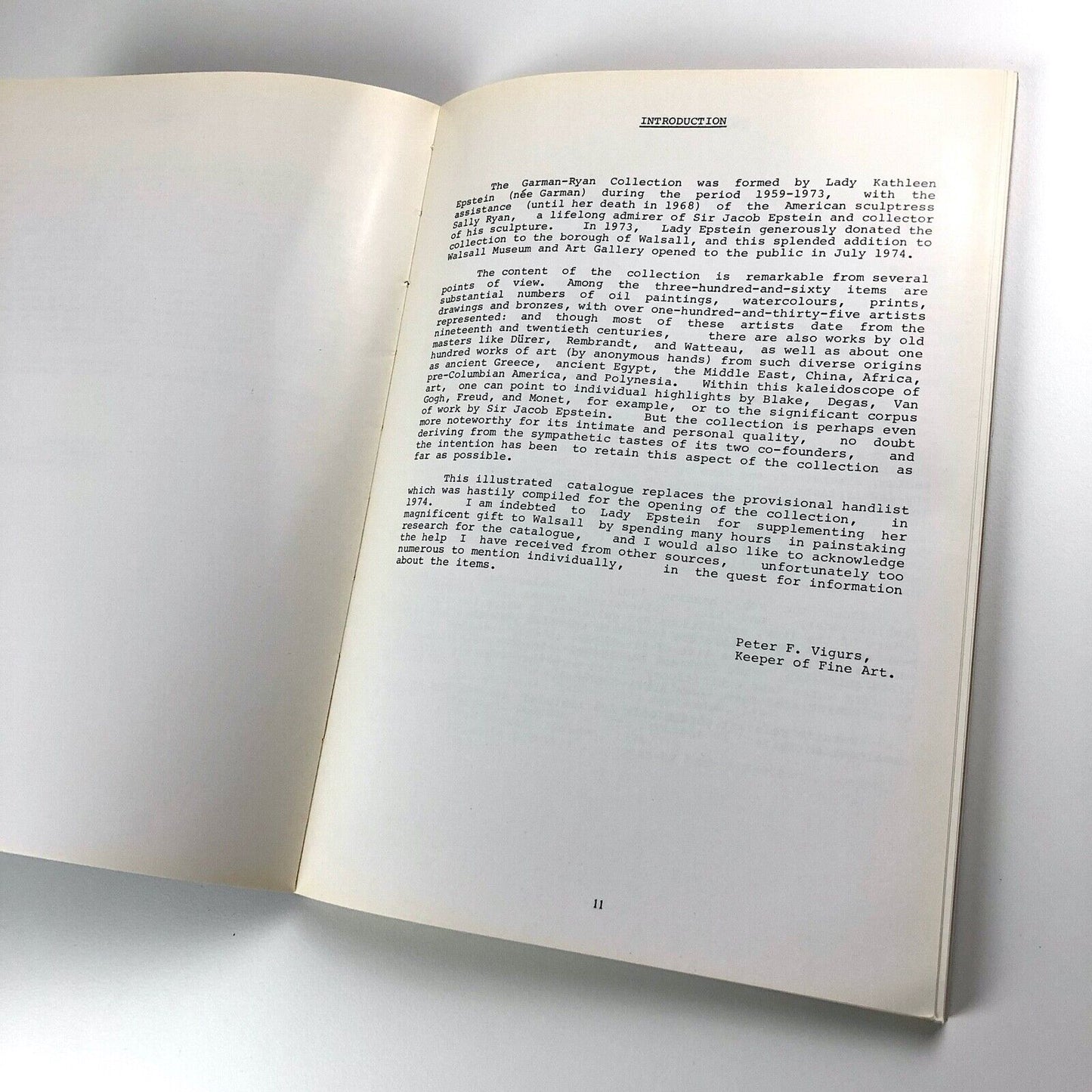 The Garman-Ryan Collection | Walsall Metropolitan Borough Library, 1976