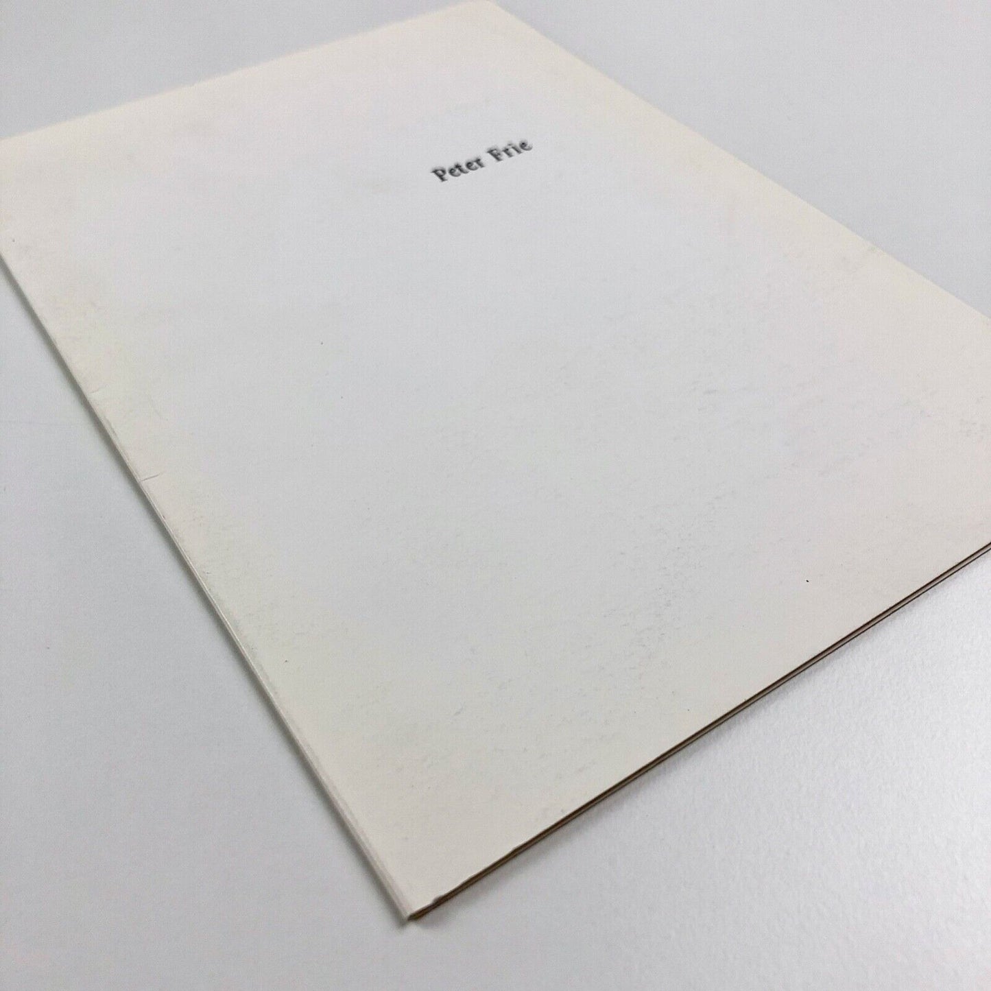 Peter Frie | Private view invitation card | New Art Centre, London 1989
