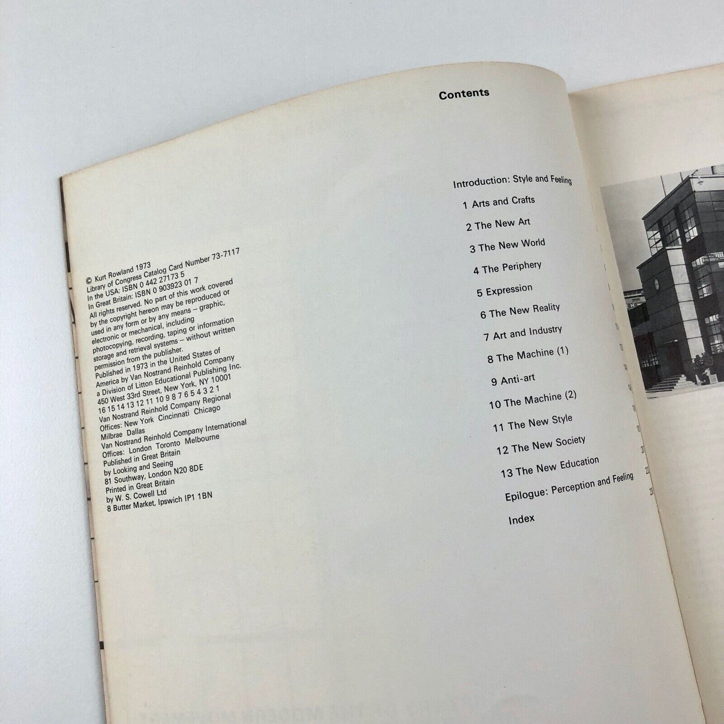 A History of the Modern Movement: Art Architecture Design by Kurt Rowland | Volume 1, 1973