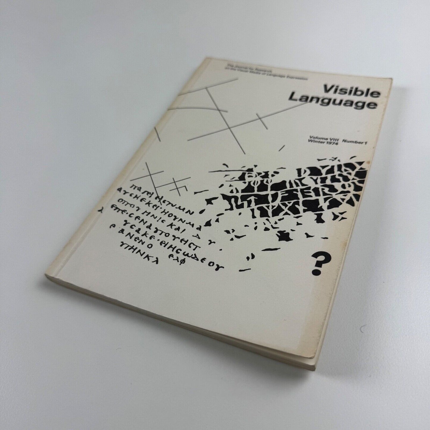 Visible Language – The Journal for Research on the Visual Media of Language Expression | Volume VIII, Number 1, Winter 1974