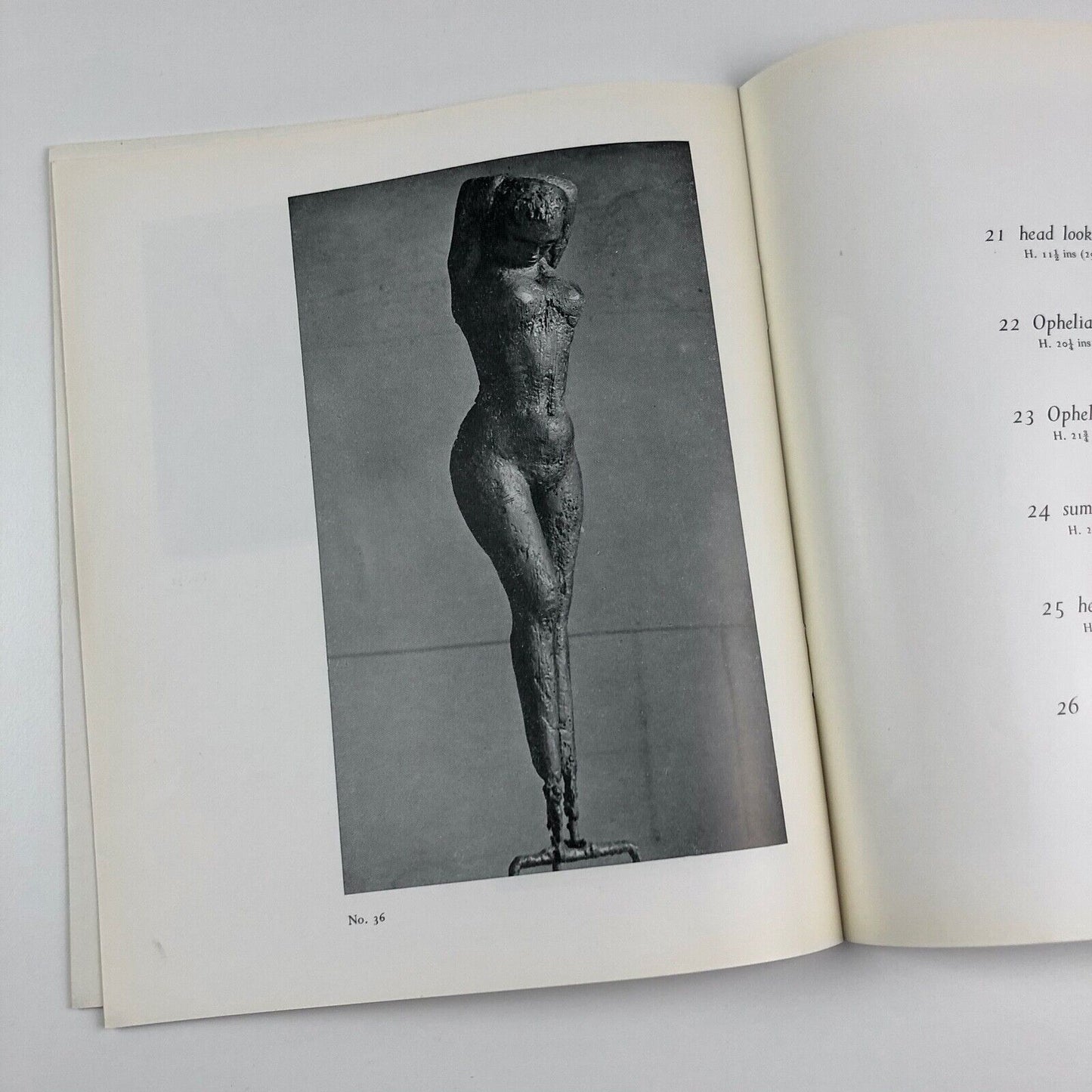 Reg Butler | The Hanover Gallery exhibition catalogue | 1957