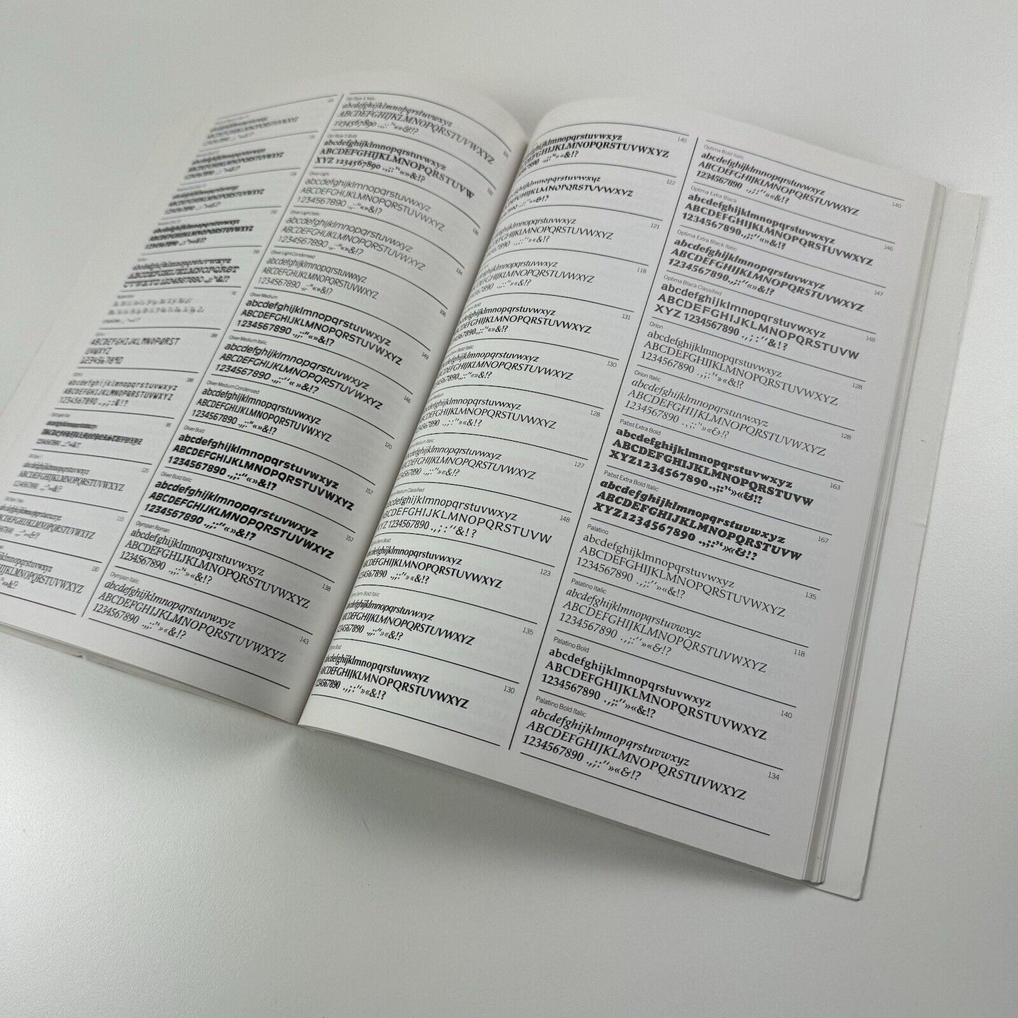 Text Typefaces | Equation Graphics Ltd, London type specimen booklet