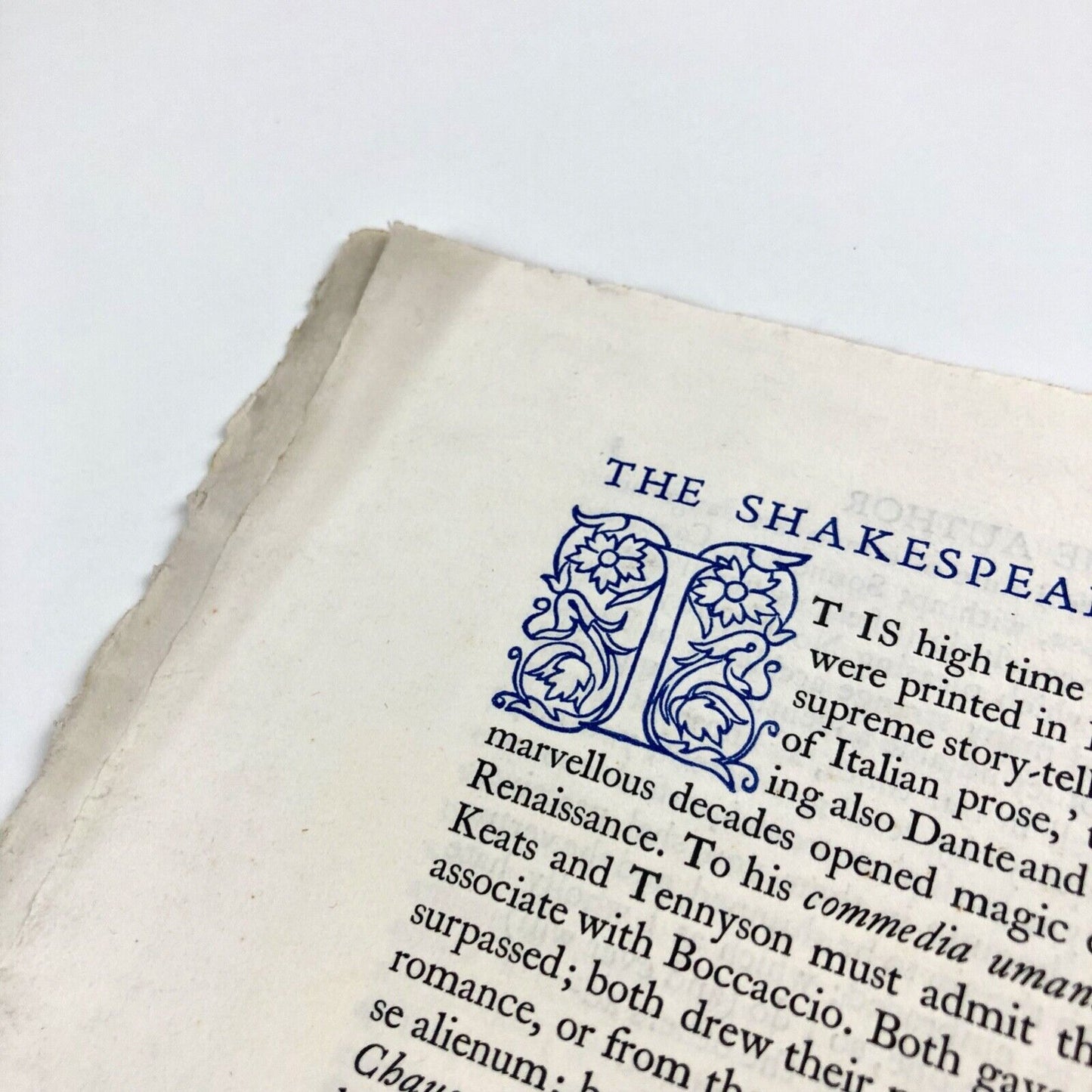 Prospectus for The Decameron Shakespeare Head Press | Edition printed by Isaac Jaggard at The Shakespeare Head Press. First English translation reprint | Maggs Bros, 1938