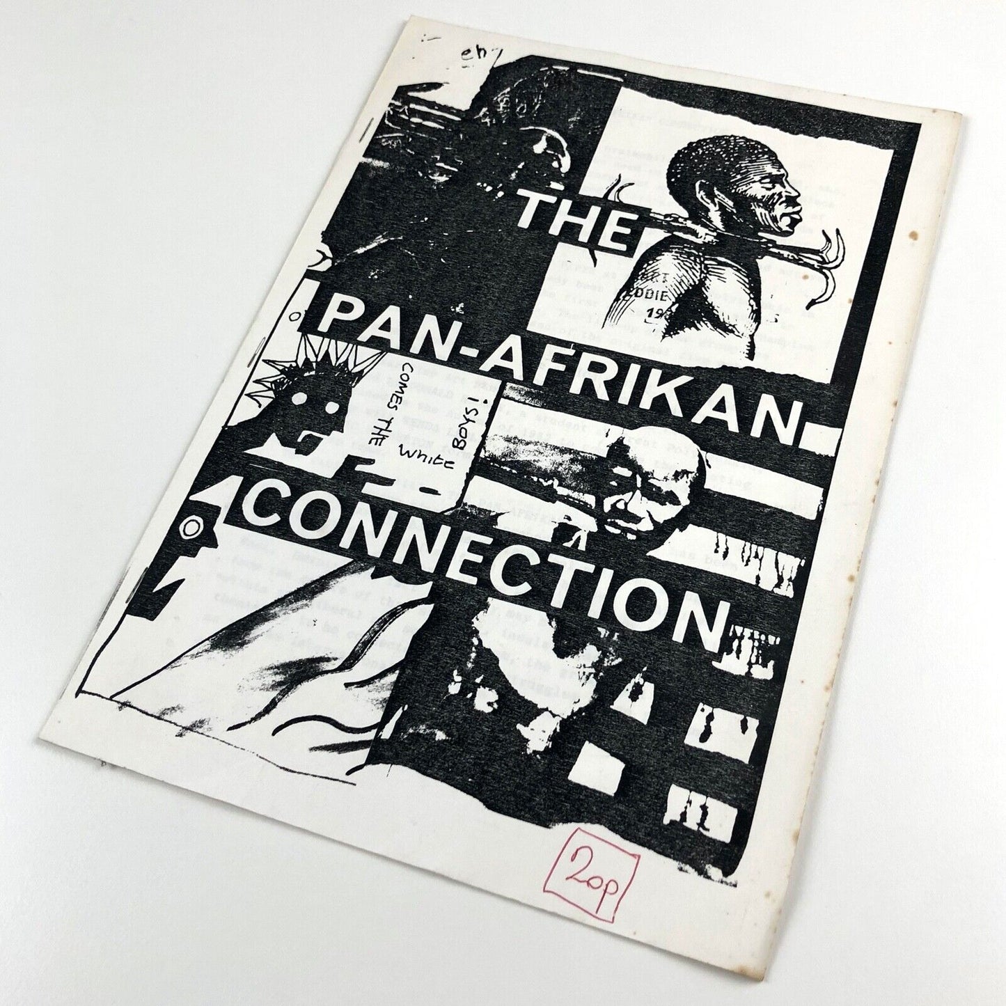 The Pan-Afrikan Connection photocopied leaflet | Eddie A. Chambers et al, 1983