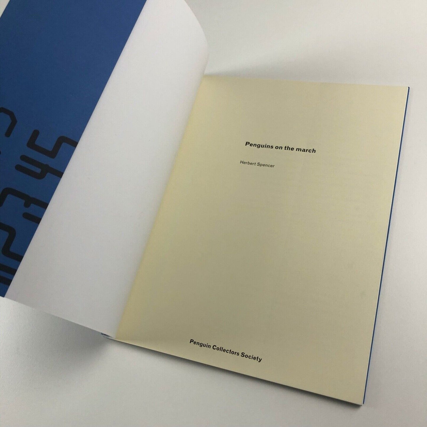 Penguins on the March. Penguin Collectors Society. Facsimile reprint from Typographica 5 Herbert Spencer's 1962 survey of Penguin design, 2013