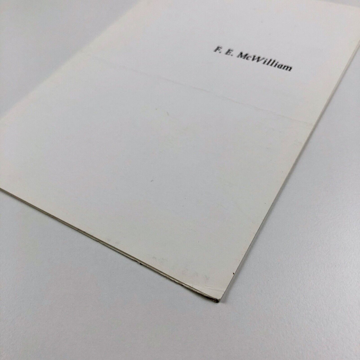 Private view invitation for F.E. McWilliam | New Art Centre, 1989
