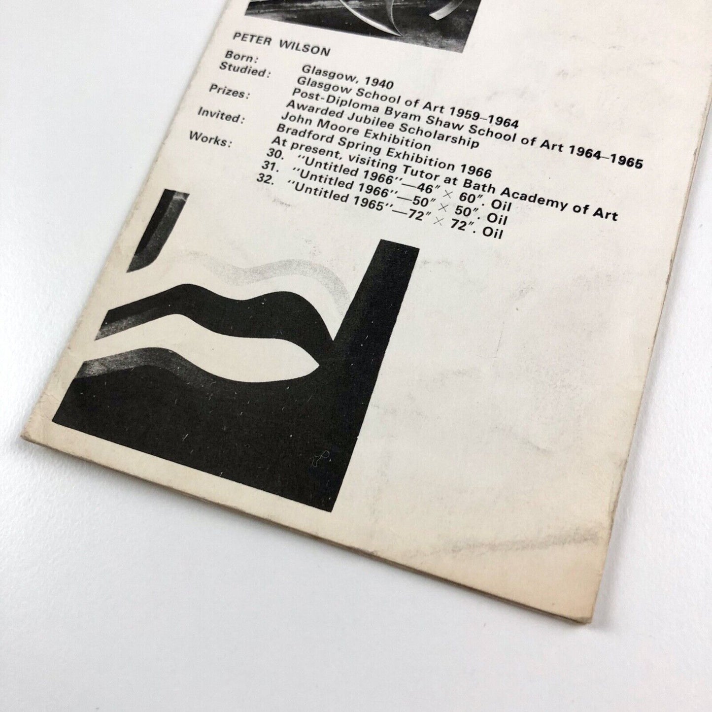 Paintings and sculpture of today | Grabowski Gallery leaflet, 1966 | Roland Brener et al