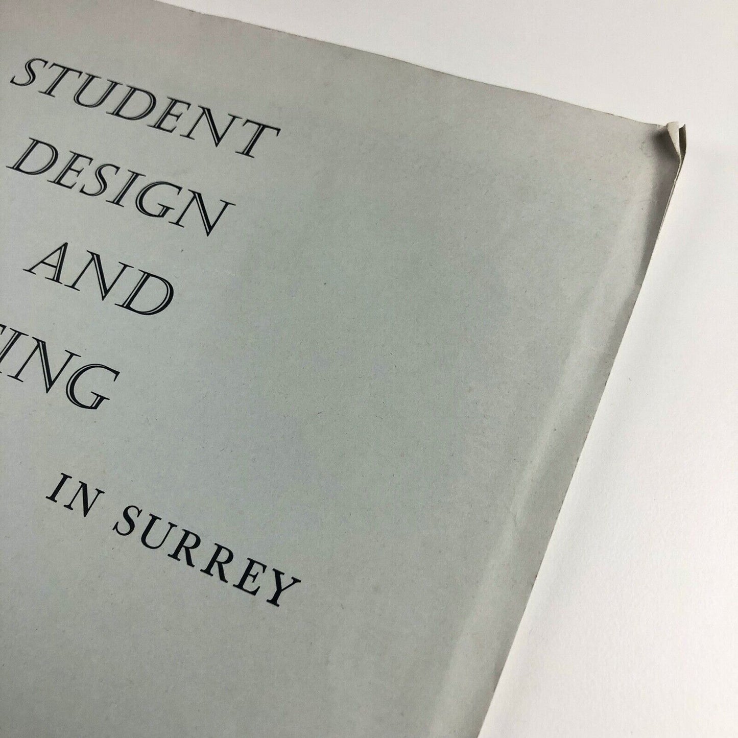 Student Design and Printing in Surrey | Leaflet | Guildford School of Art 1957-8