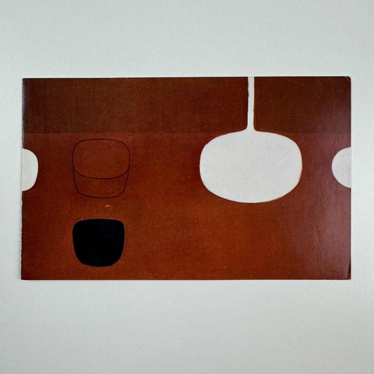 Small promotional flyer William Scott paintings, drawings, gouaches Tate 1972