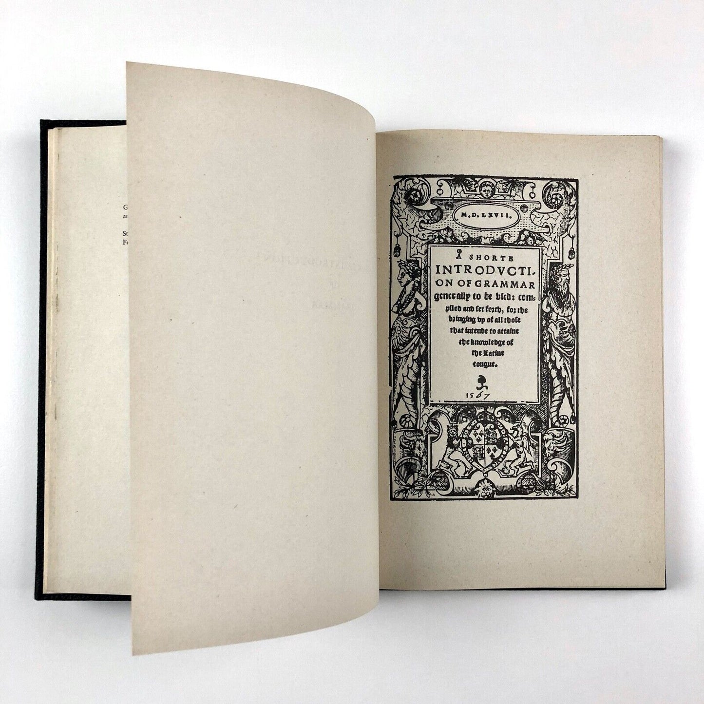 A Shorte Introduction of Grammar by William Lily | 1945 facsimile edition