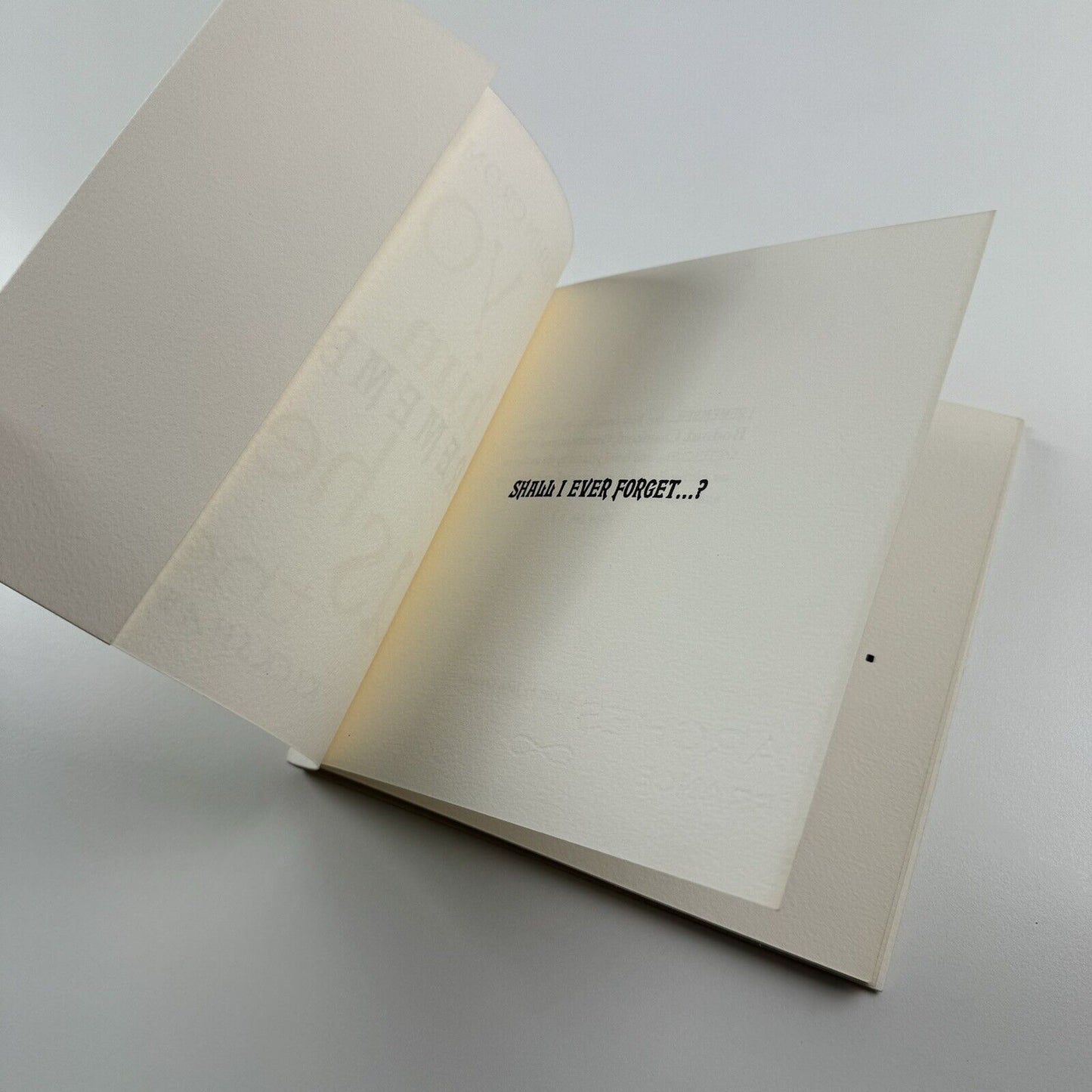 I Remember (you, him, her, us, them) by John Crombie | Kickshaws, Paris, 1991 | No. 63/135