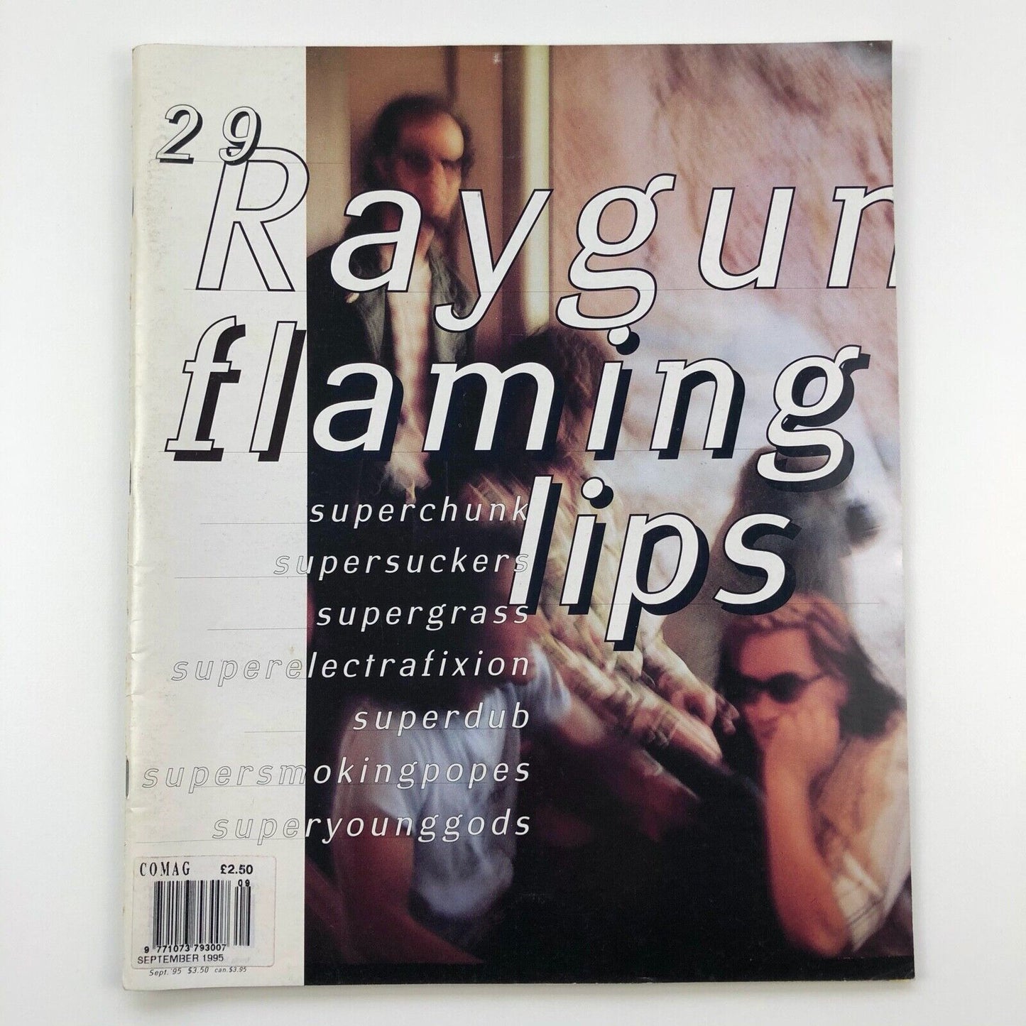 Raygun magazine | Issue 29 | Flaming Lips | Design by David Carson Sept 1995