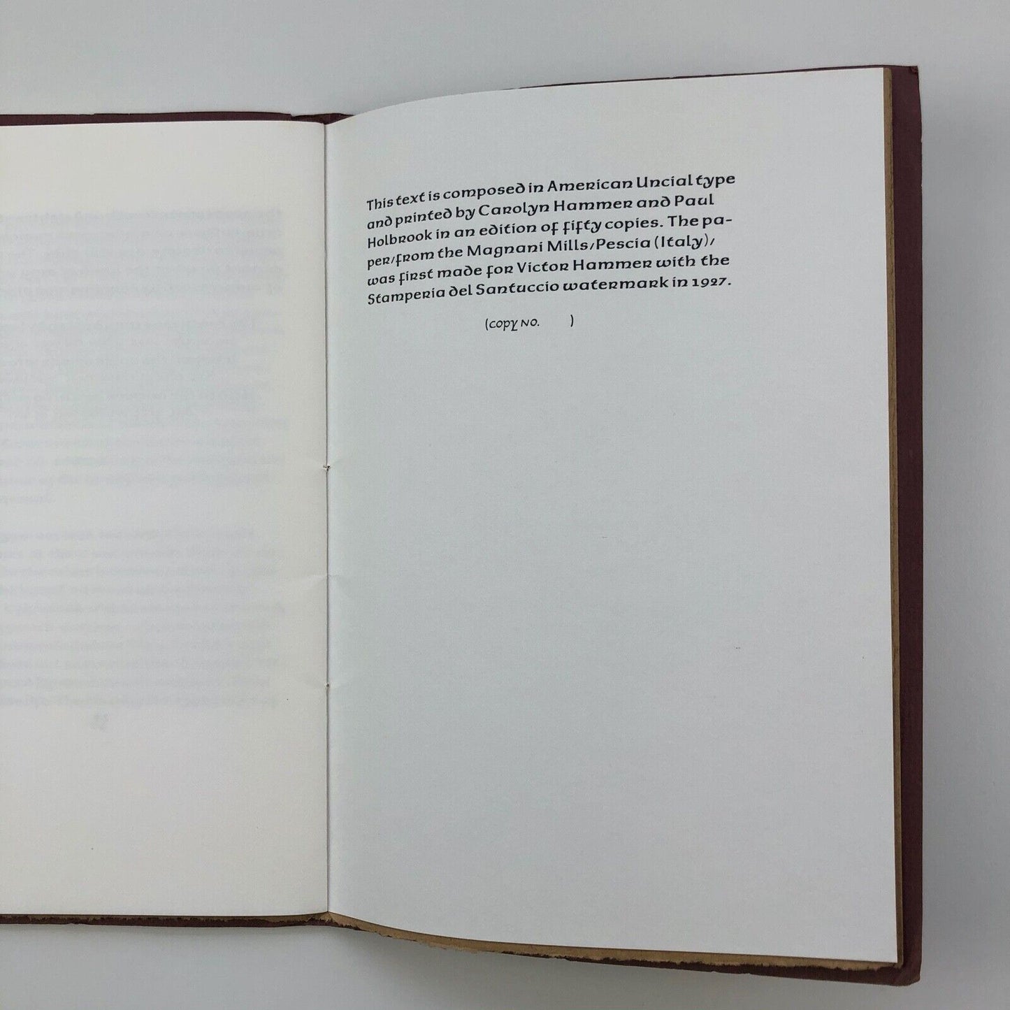 The Forms of Our Letters Typophile Monograph, new series, number 6 Victor Hammer