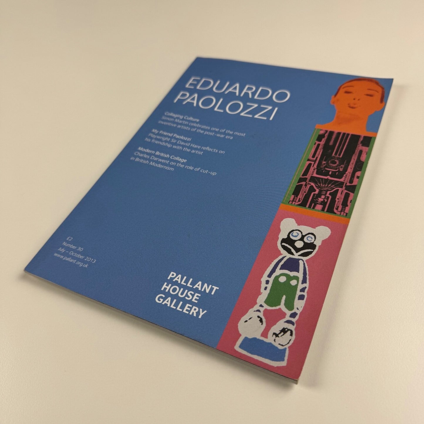 Pallant House Gallery magazine with Eduardo Paolozzi Number 30, July to October 2013