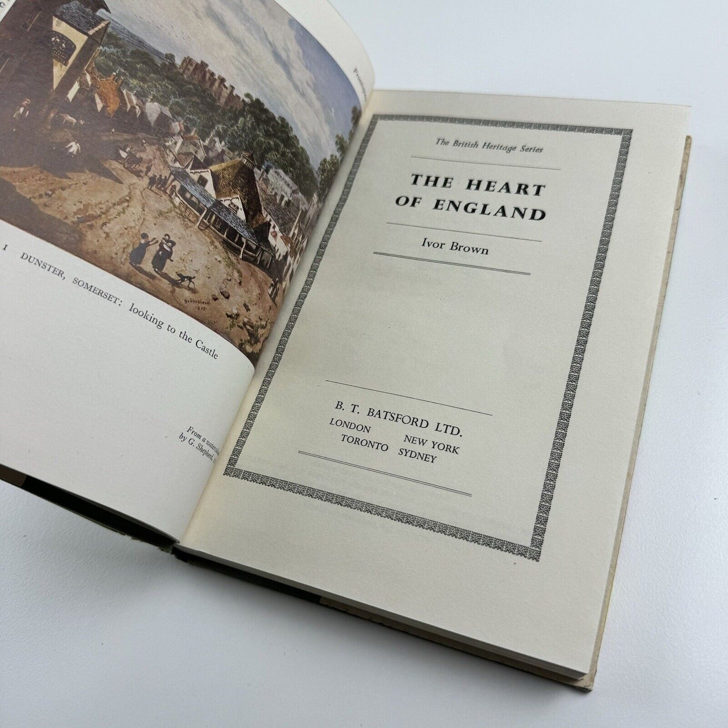 The Heart of England by Ivor Brown | Batsford, third edition 1951 Brian Cook D/J