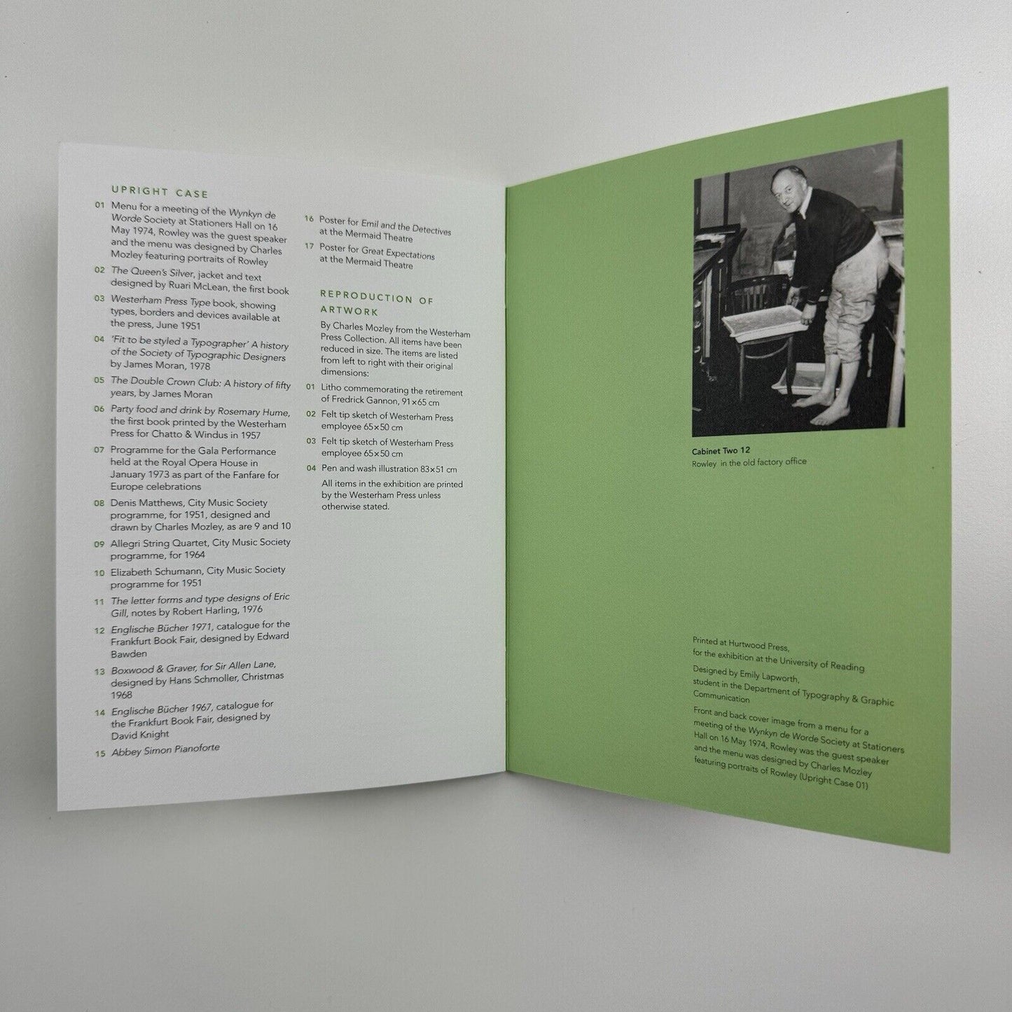 Rowley Atterbury and the Westerham Press 1920-2011 | University of Reading, 2011