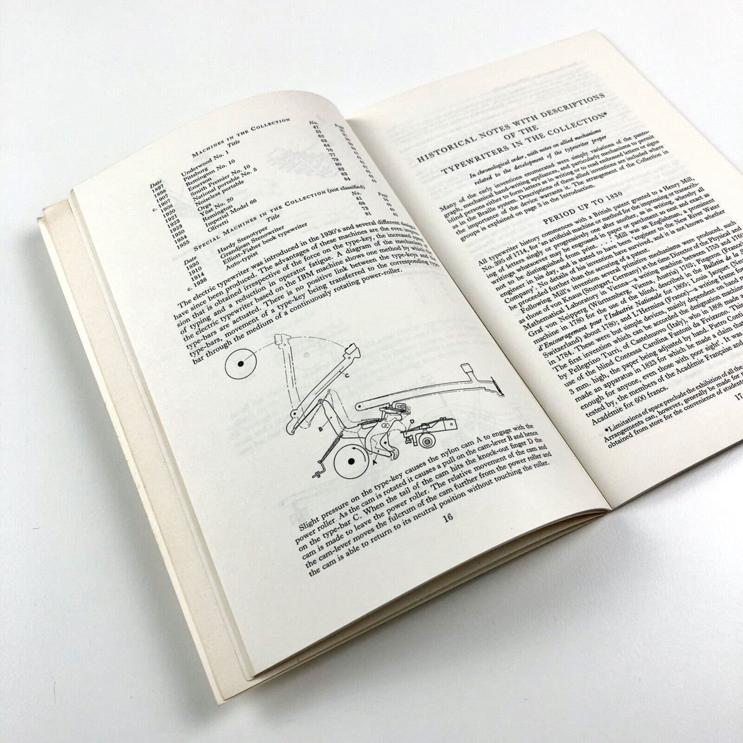 History and Development of Typewriters by G. Tilghman Richards | Science Museum HMSO 1964