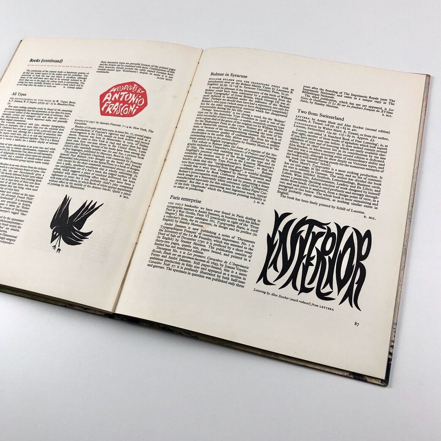 Motif 1. A Journal of the Visual Arts. Ed Ruari McLean | The Shenval Press, 1958