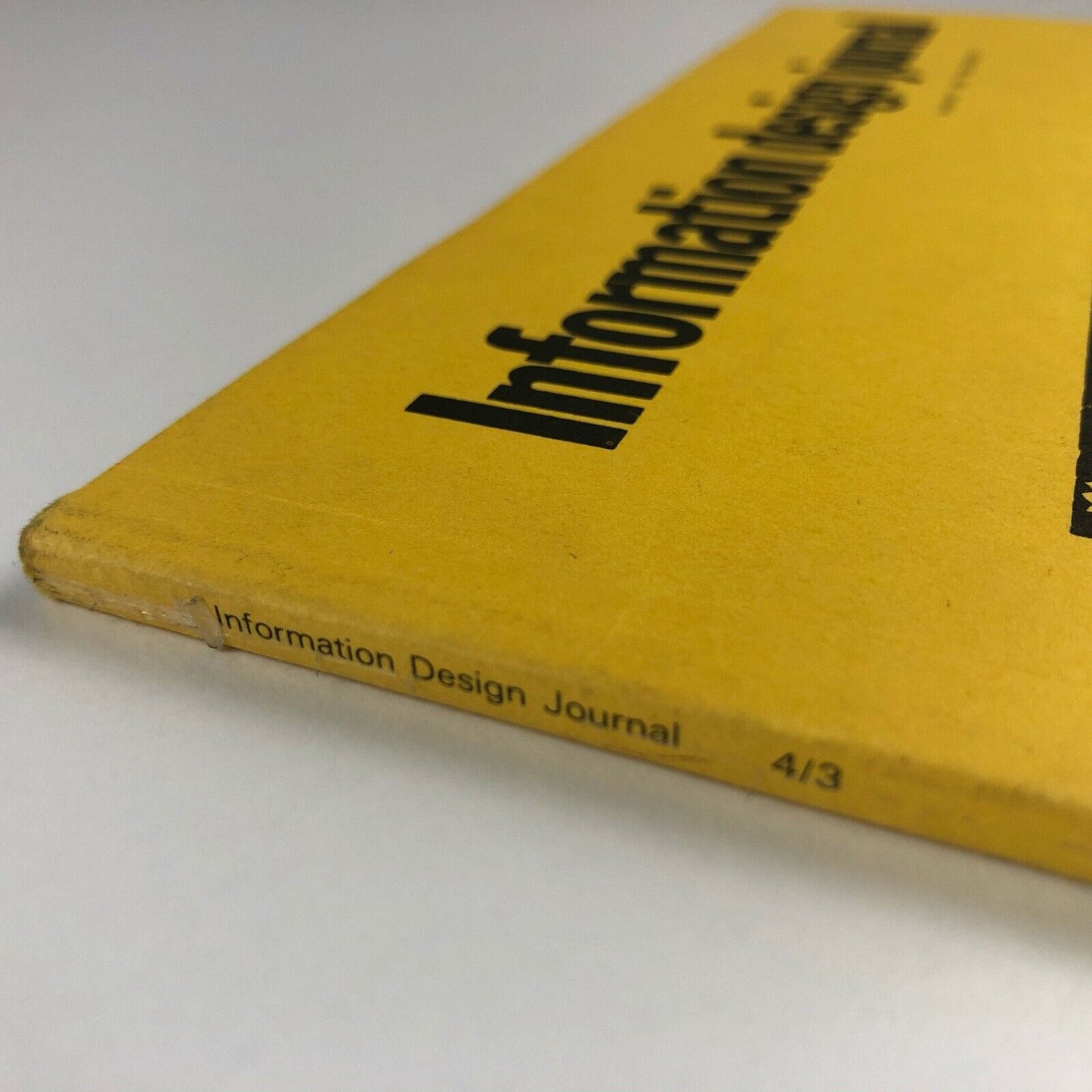Information Design Journal | Volume 3/4, 1986 edited by Robert Waller | semiotics