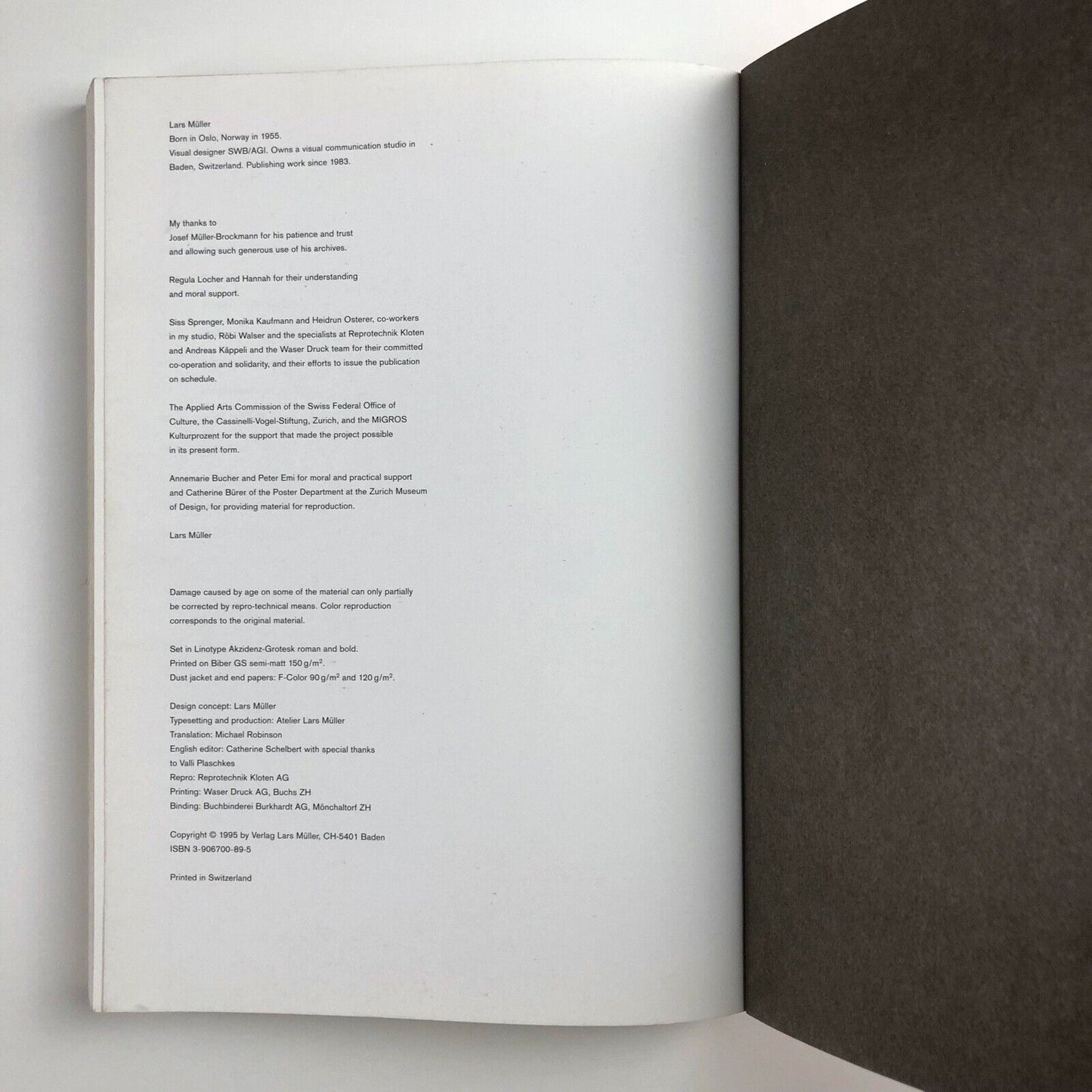 Josef Müller-Brockman, Pioneer of Swiss Graphic Design | Editor Lars Müller 1995
