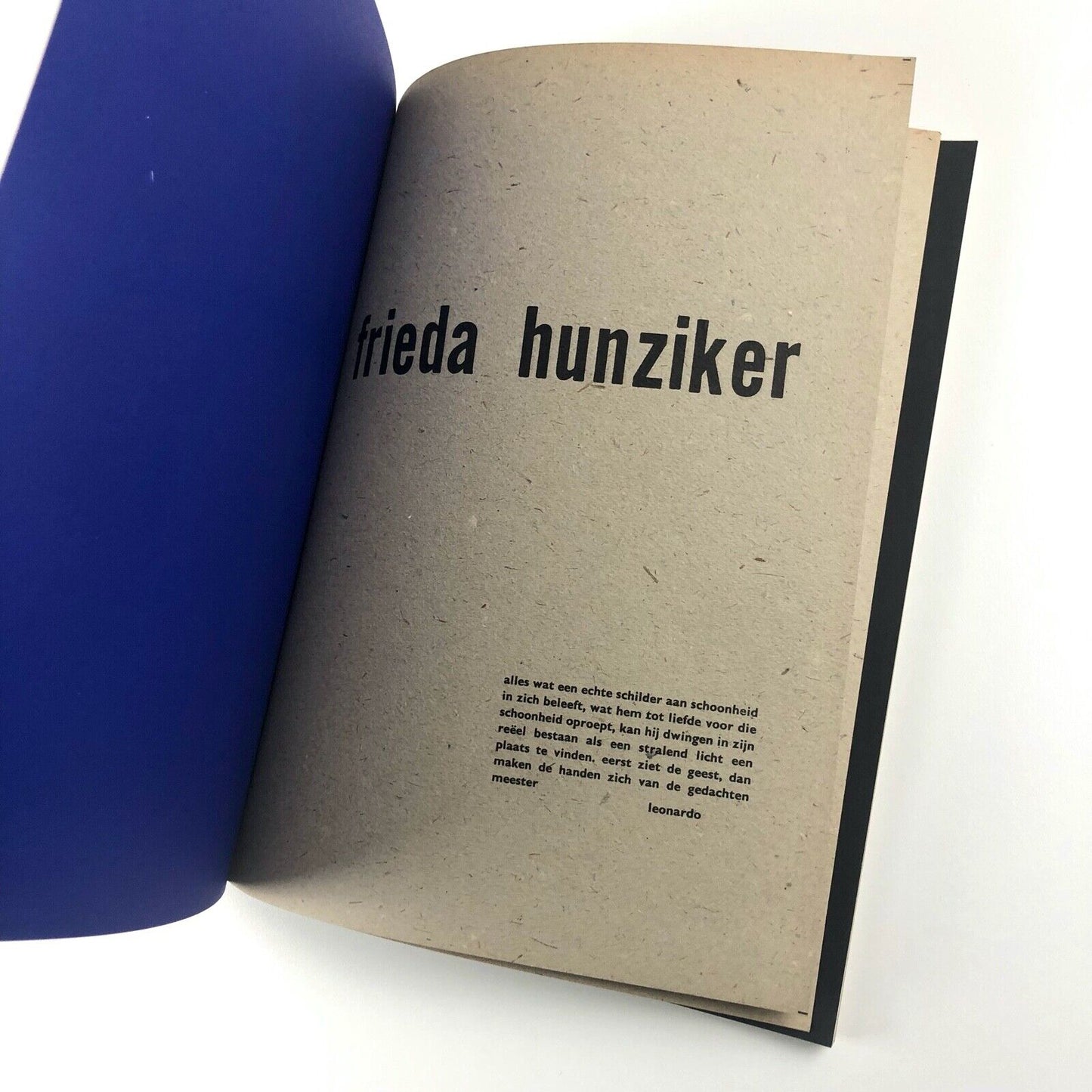 Frieda Hunziker | Exhibition catalogue Stedelijk Museum Amsterdam, 1961