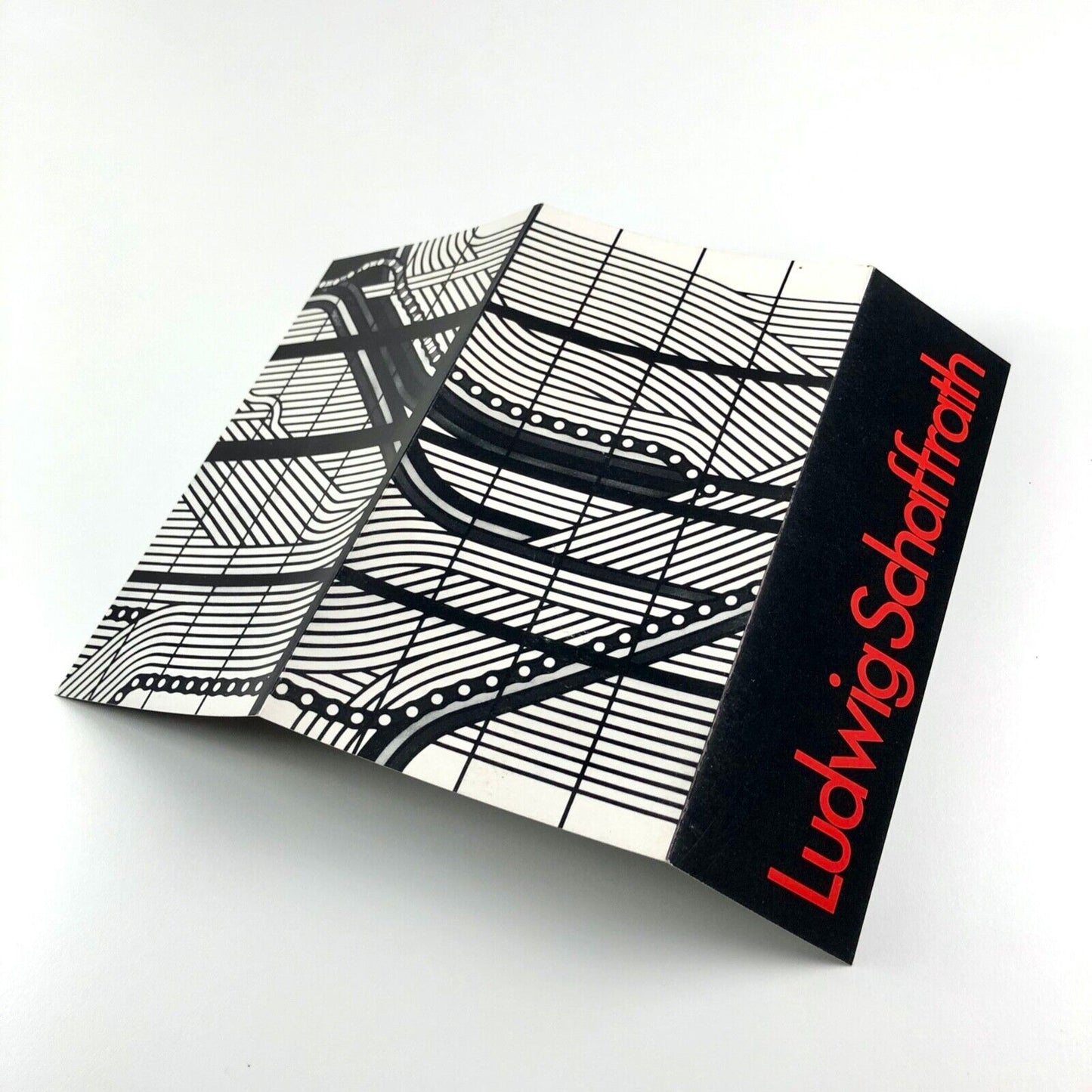 Ludwig Schaffrath | Crafts Advisory Committee | Waterloo Place Gallery folded card leaflet, 1974