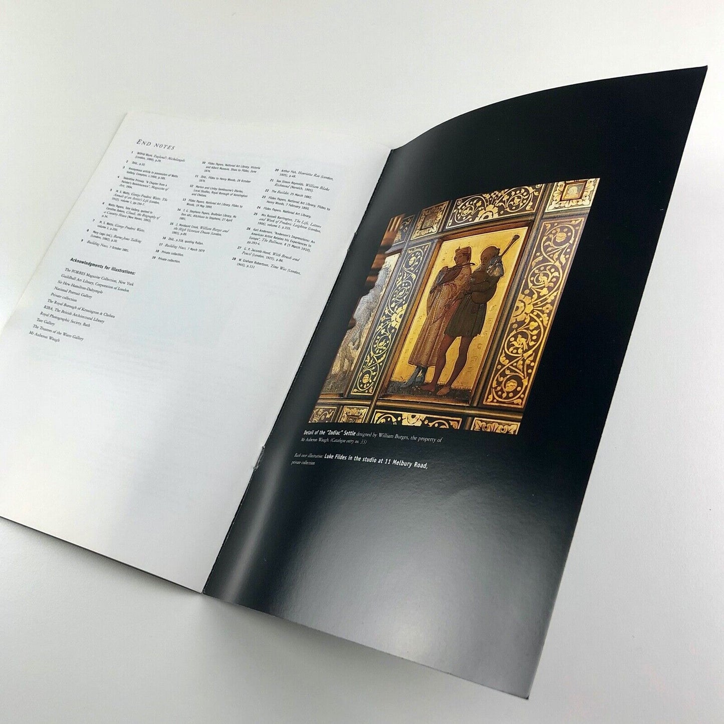 Leaflet for Artists At Home: The Holland Park Circle by Caroline Dakers | Leighton House Museum, 2000