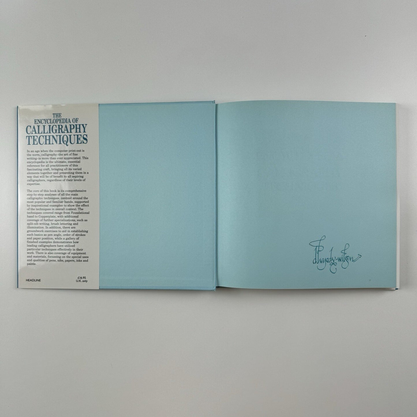 The Encyclopedia of Calligraphy Techniques by Diana Hardy Wilson | 1991, signed copy