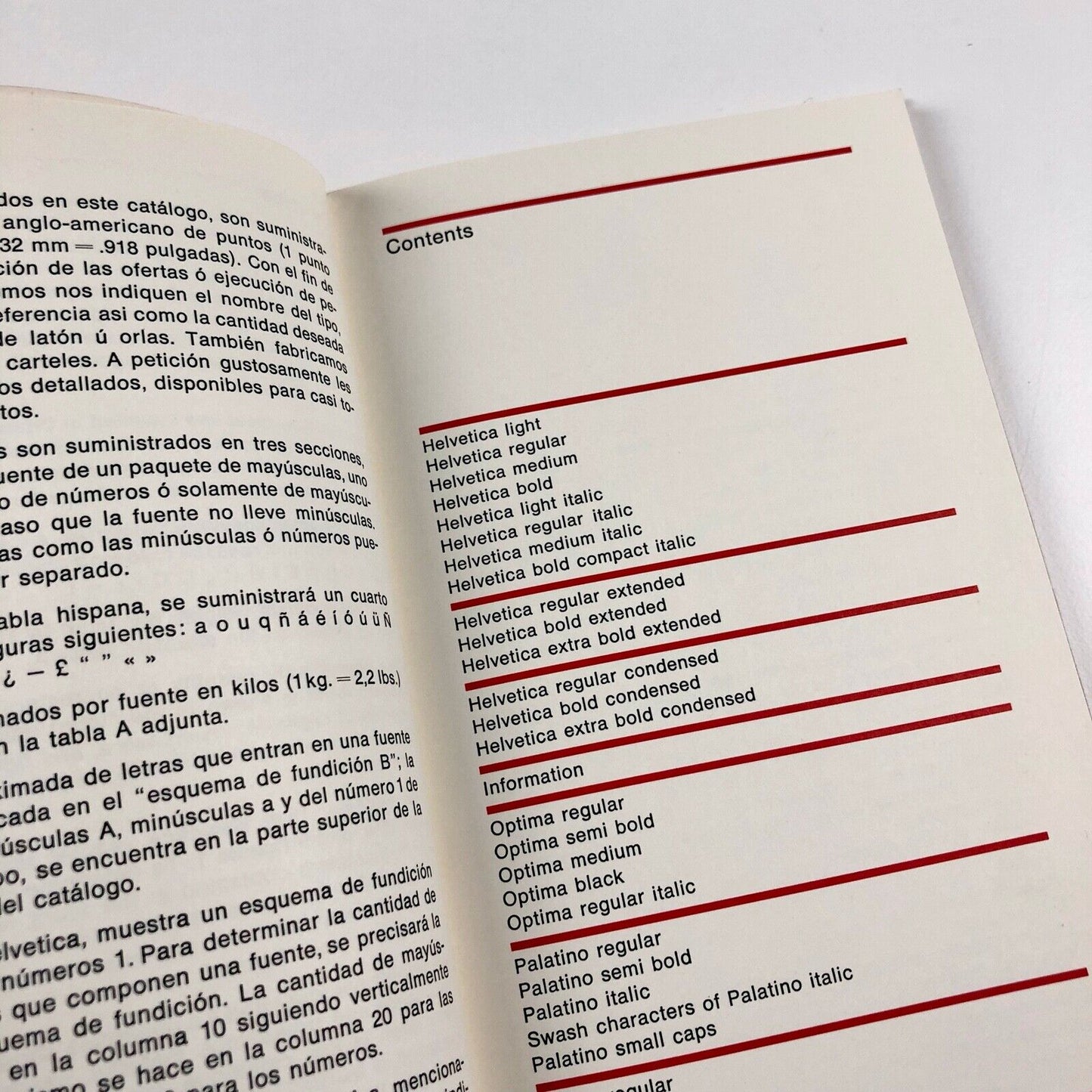 Types on Anglo-American point-system | D. Stempel AG / Arnold Cook Ltd