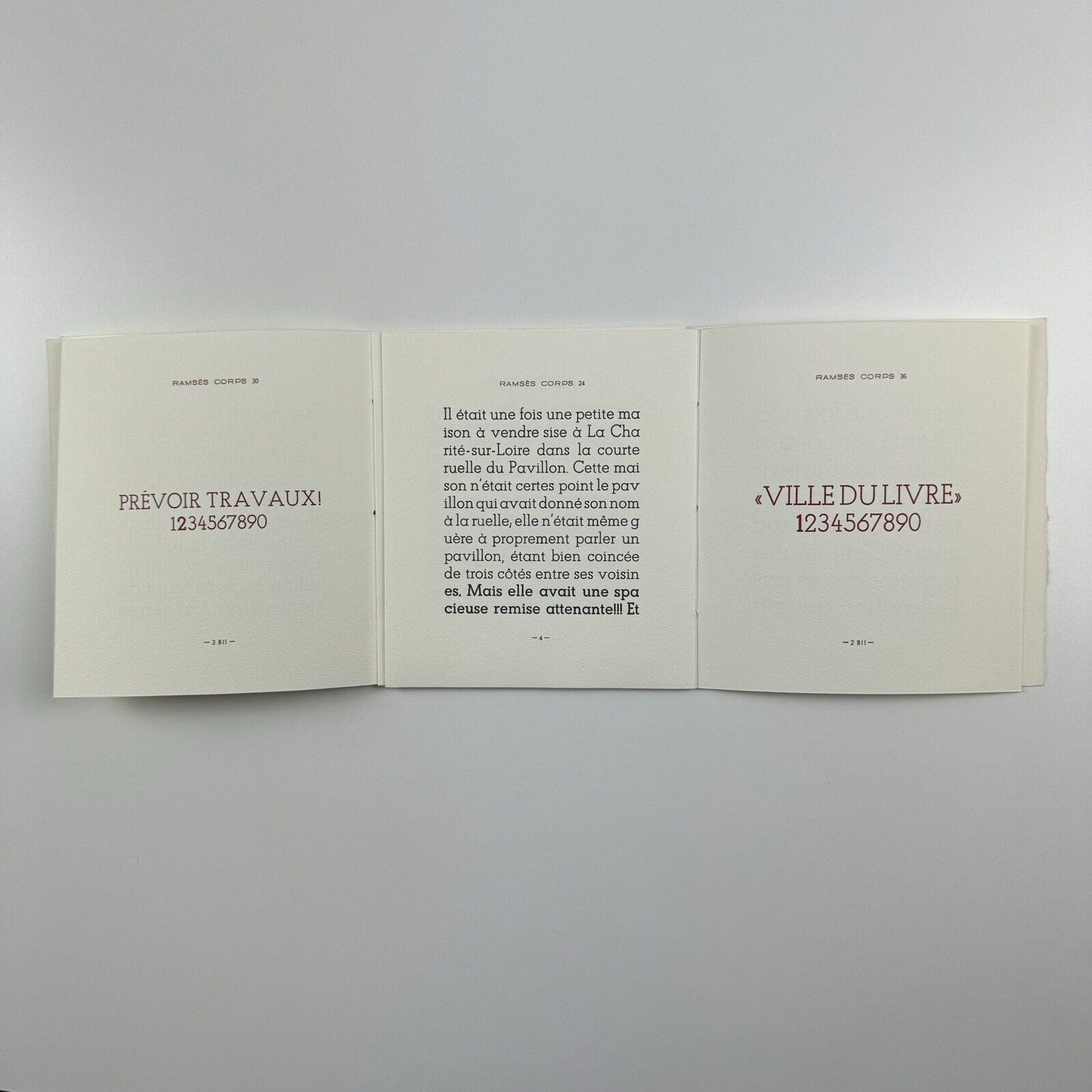 Une Histoire à Rallonges | John Crombie | Kickshaws Press 2004 | limited edition, numbered 30/100