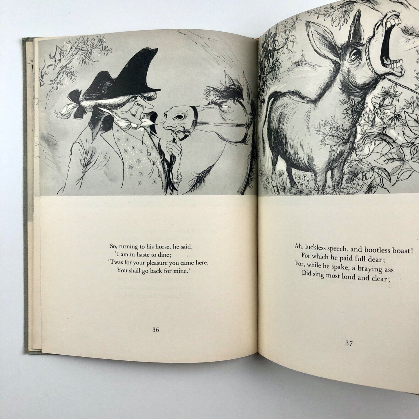 The Diverting History of John Gilpin | The Chiswick Press 1952, illustrations by Ronald Searle
