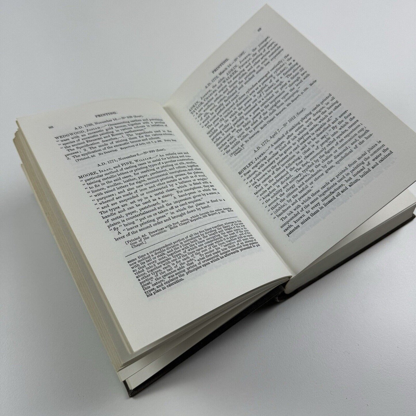 Printing Patents 1617-1857 | Printing Historical Society| James Harrison, 1969