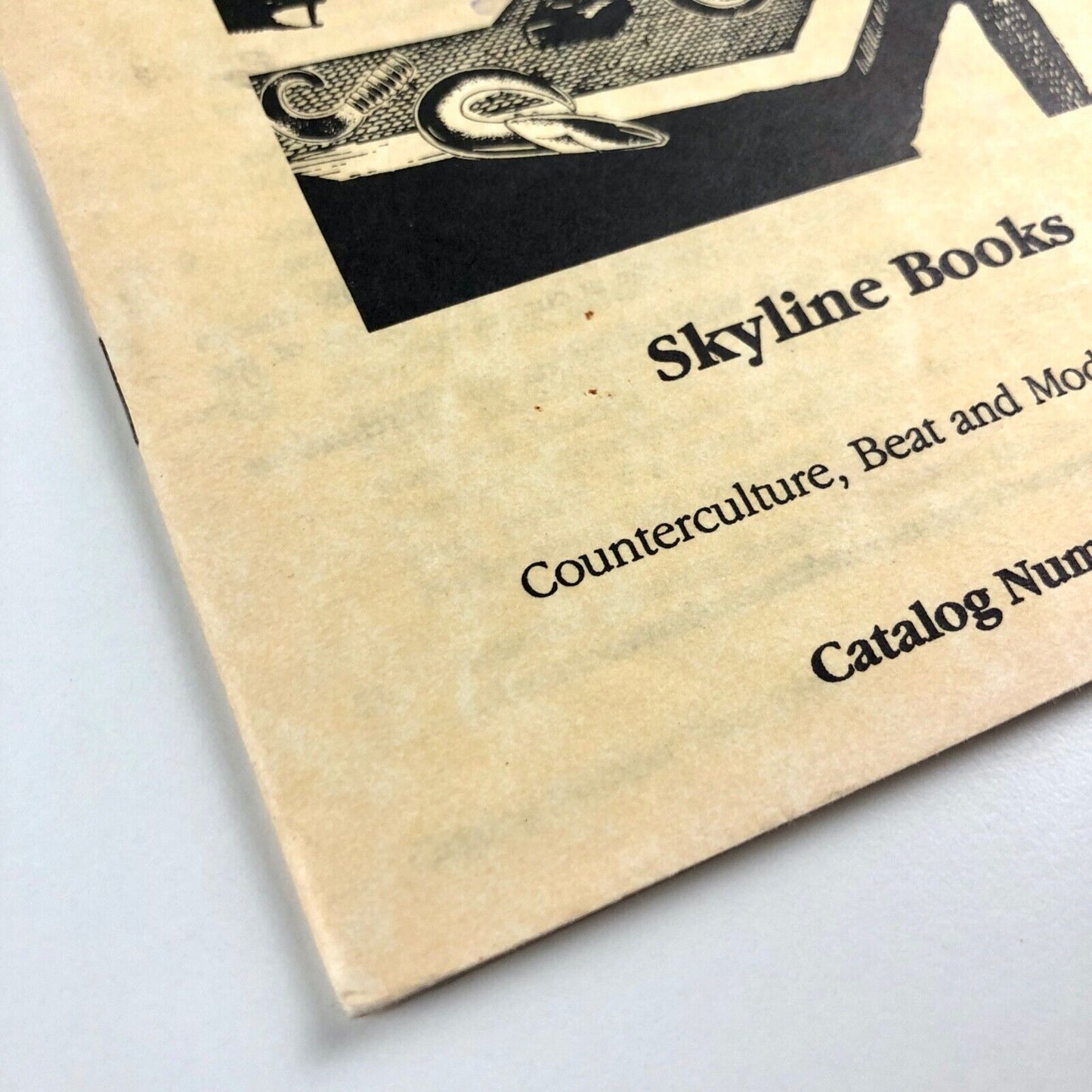 Skyline Books, Forest Knolls, California, Catalog No Two | Counterculture, Beat and Modern Literature, 1989