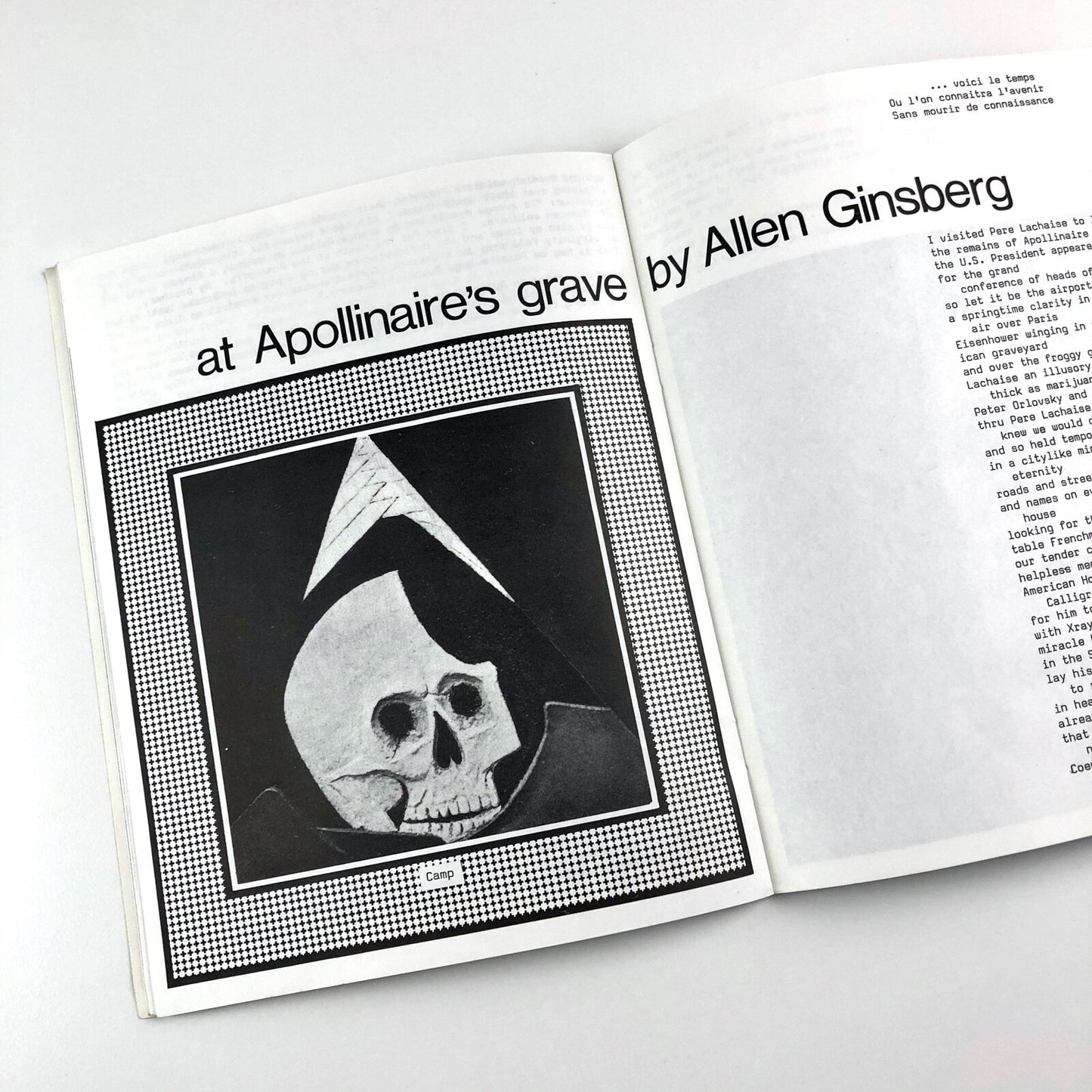 The Magazine of the Institute of Contemporary Arts, November 1968, no. 8. Guillaume Apollinaire