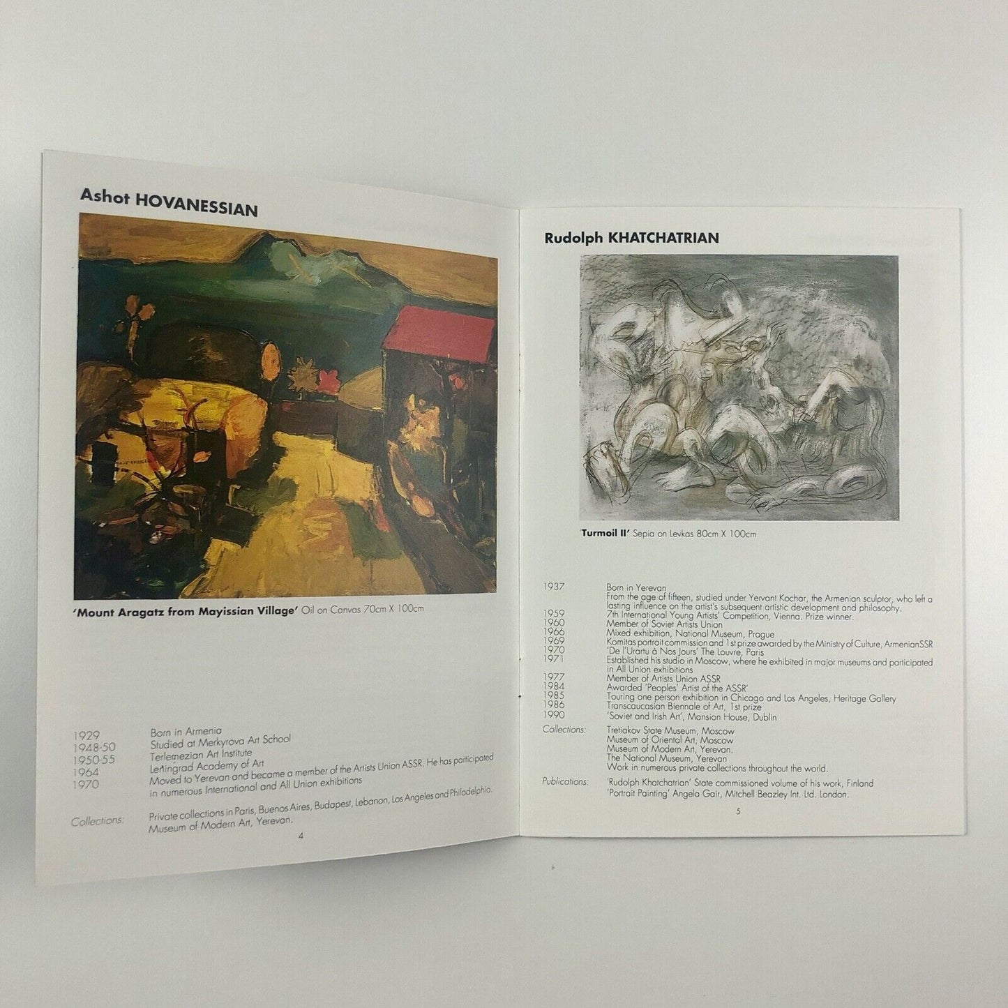 Contemporary Art From Armenia | New Academy Gallery exhibition booklet, 1991