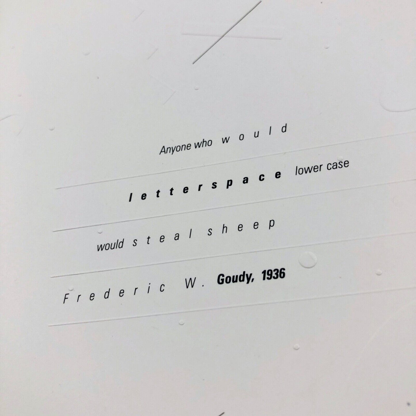 I Can’t Read This and I Designed This by M. Skjei 1994 - chapbook and envelope